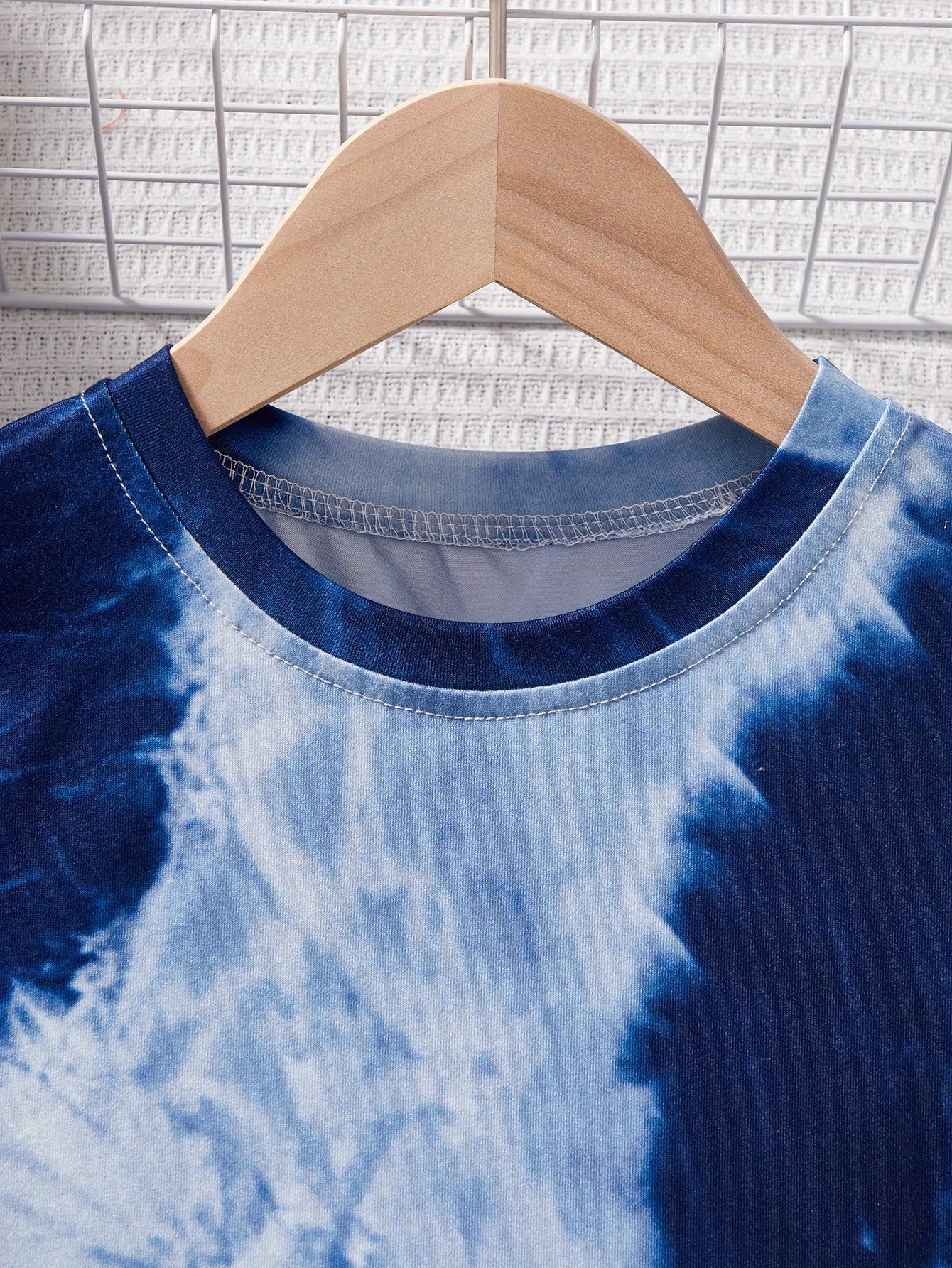 Girls T-Shirt Set Spring Fall 2-Piece Tie Dye Stretch Comfort Ages 1-8 - 图片 11