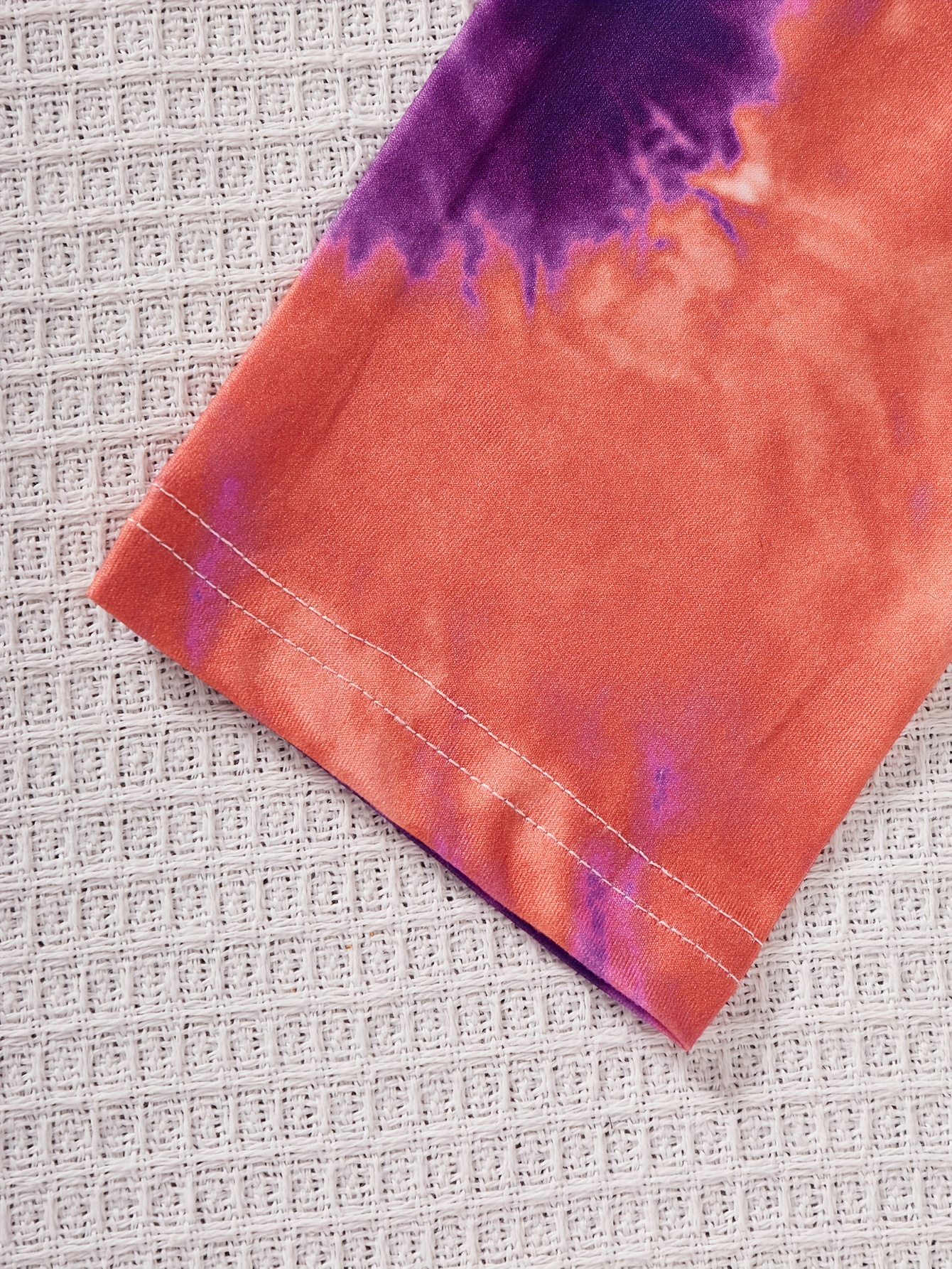 Girls T-Shirt Set Spring Fall 2-Piece Tie Dye Stretch Comfort Ages 1-8 - 图片 20