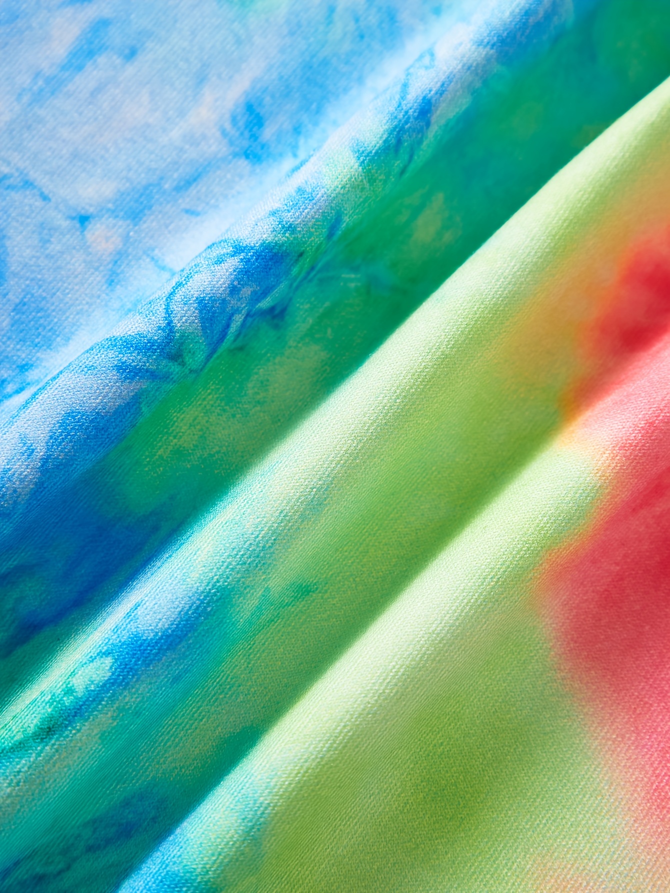 Girls T-Shirt Set Spring Fall 2-Piece Tie Dye Stretch Comfort Ages 1-8 - 图片 8