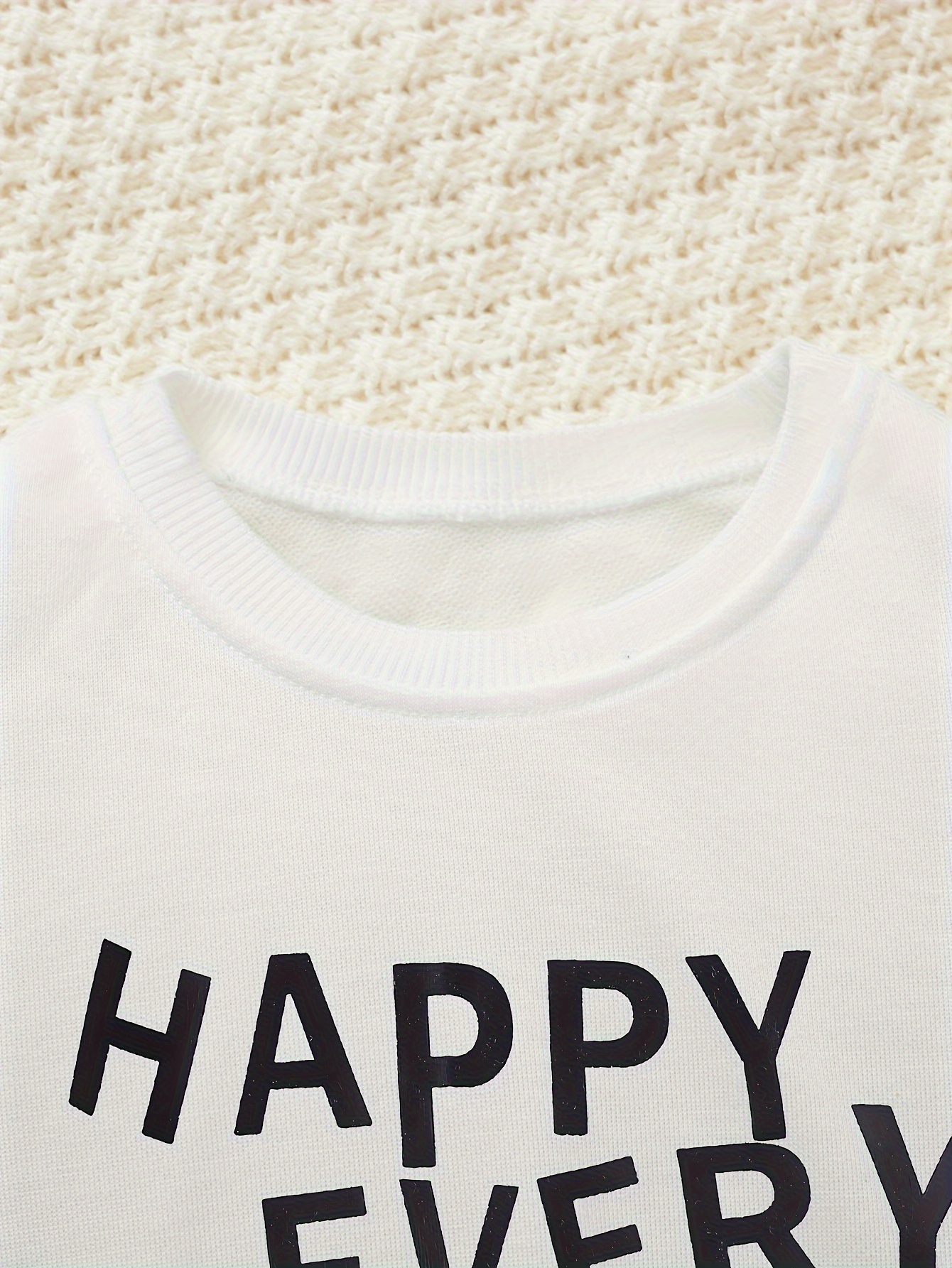 Girls Flare Pants Spring Fall 2-Piece Letter Print Stretch Ages 1-8 - 图片 3