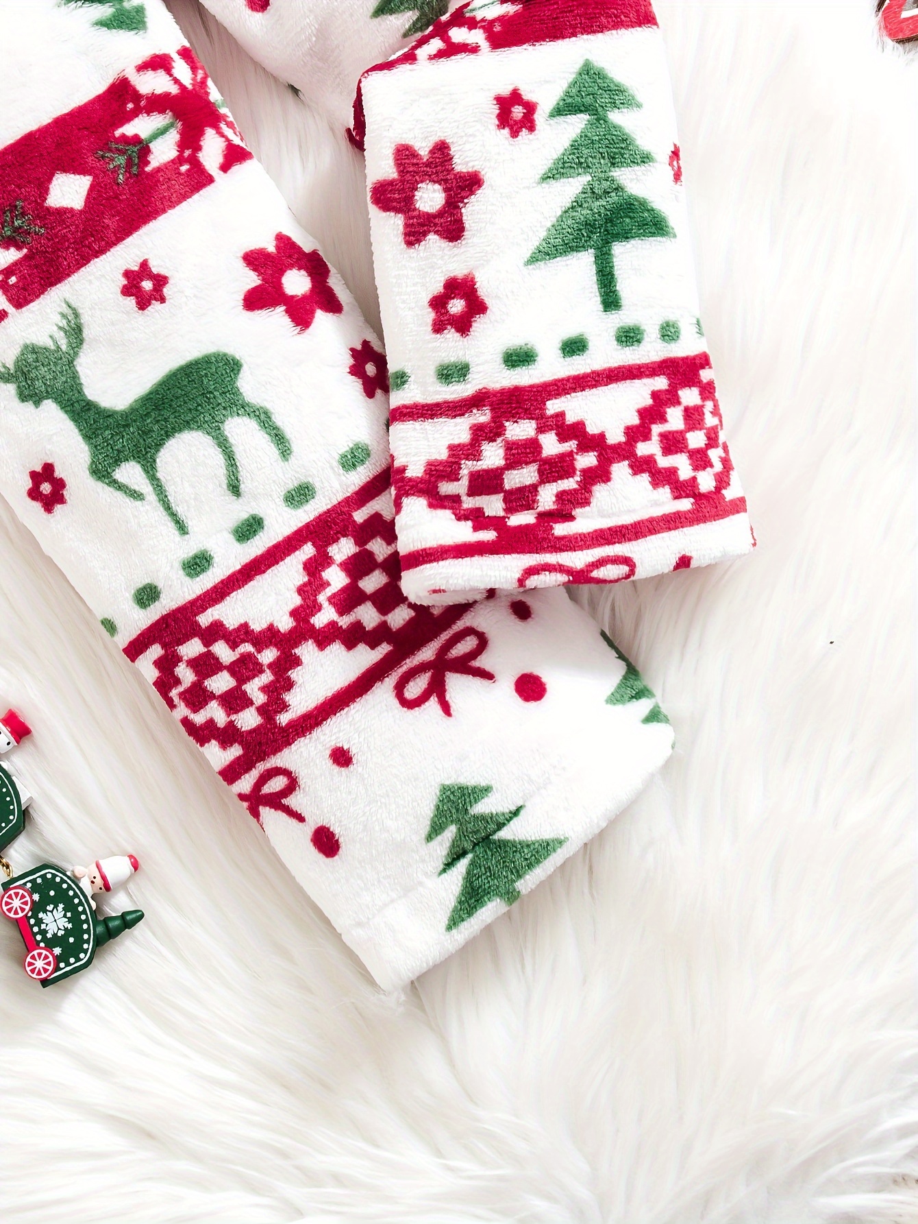 Girls Pants Set Fall Christmas Stretch Comfort Ages 1-8 - 图片 5