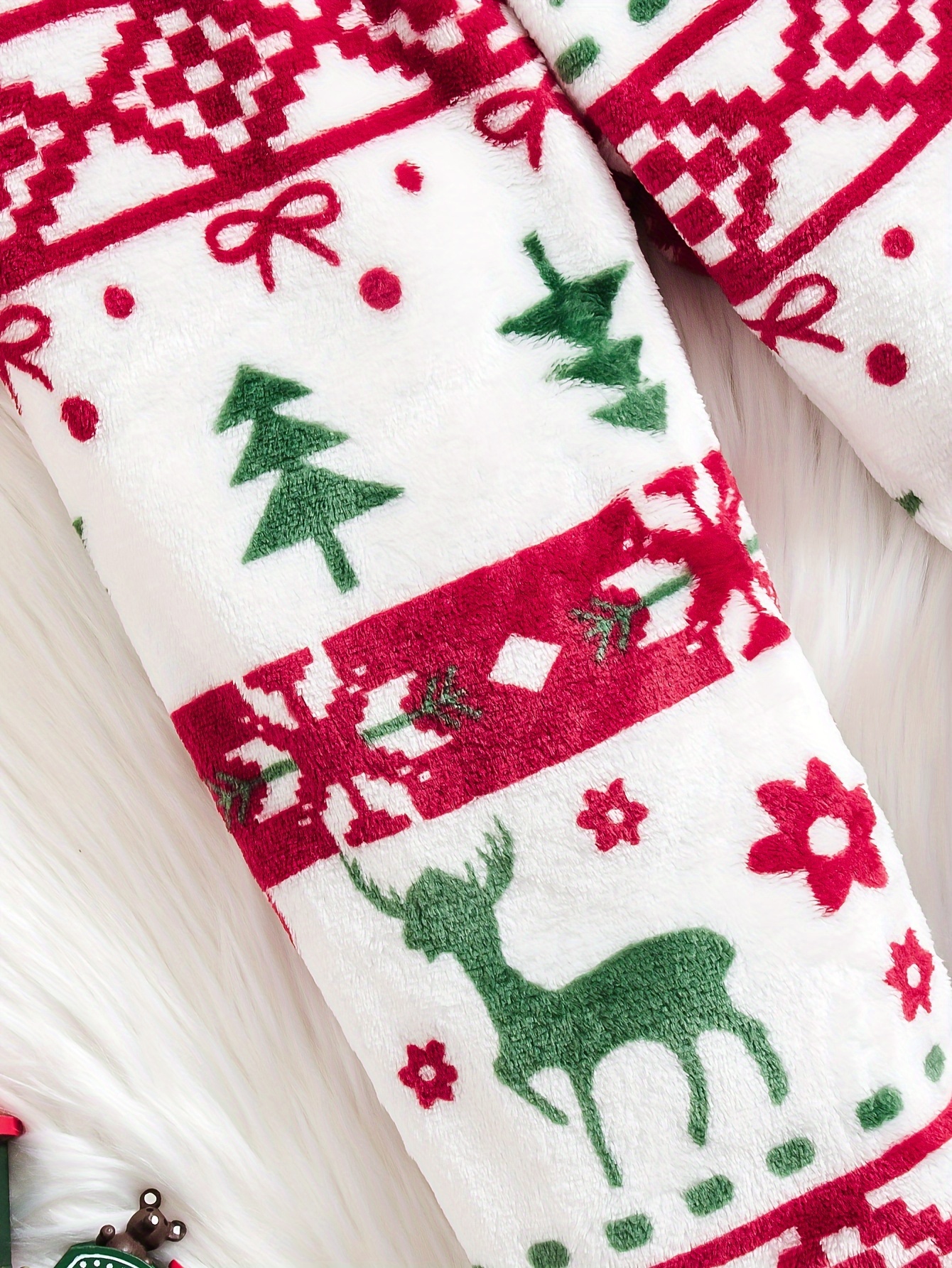 Girls Pants Set Fall Christmas Stretch Comfort Ages 1-8 - 图片 3