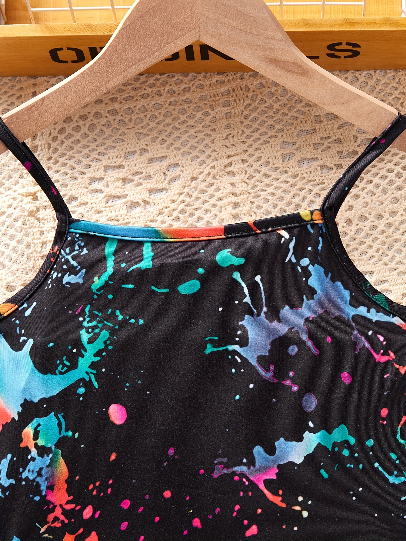 Girls Flare Pants Spring Summer 2-Piece Tie Dye Stretch Ages 3+ - 图片 5