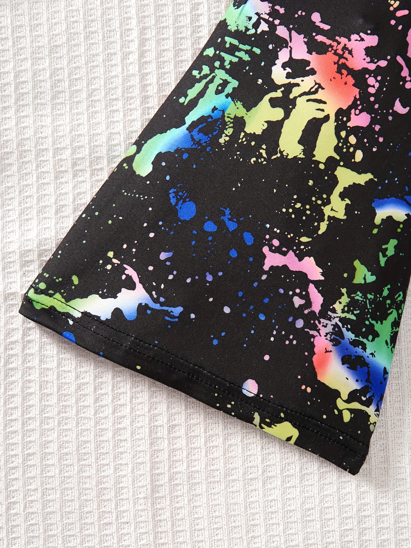 Girls Flare Pants Spring Summer 2-Piece Tie Dye Stretch Ages 3+ - 图片 15