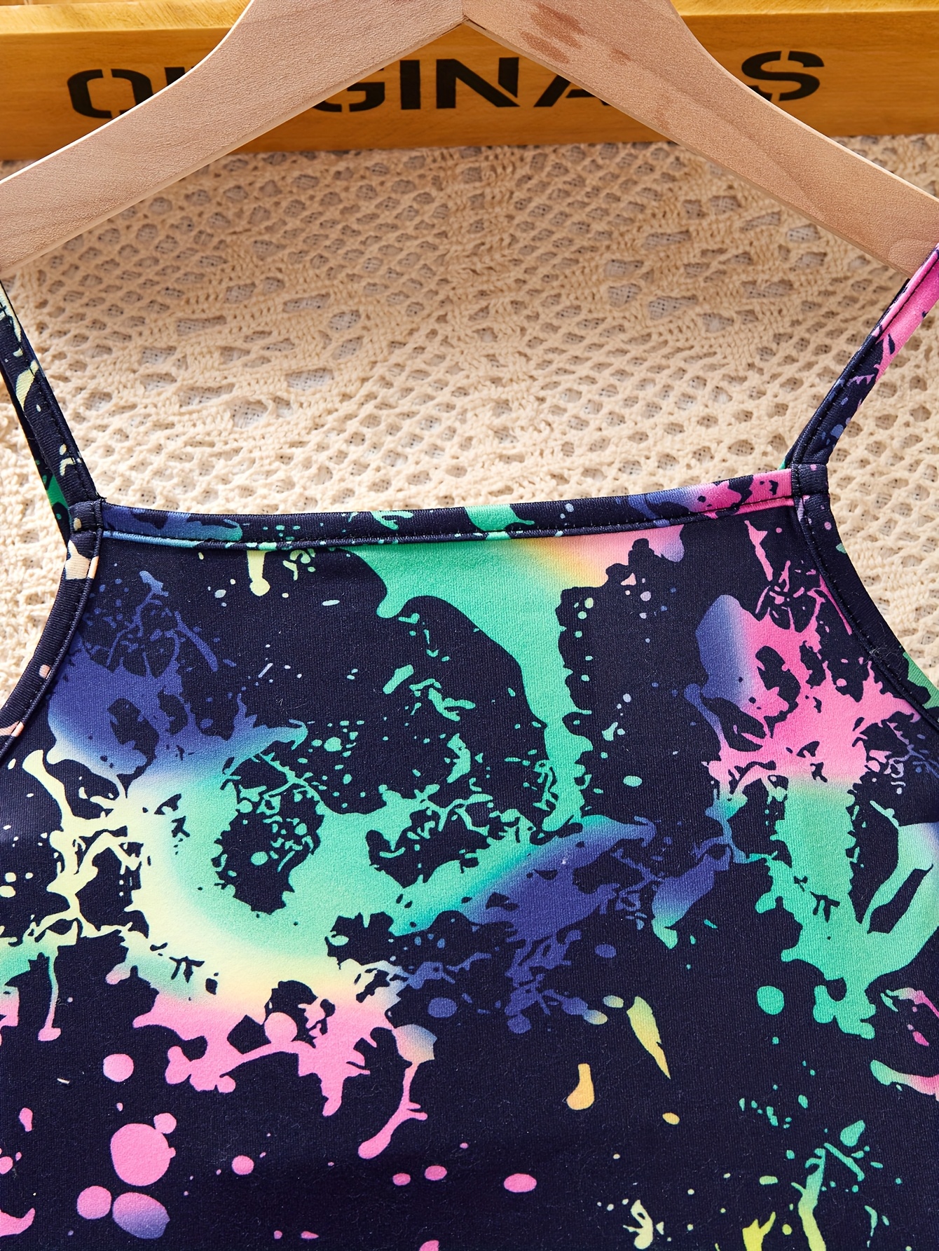 Girls Flare Pants Spring Summer 2-Piece Tie Dye Stretch Ages 3+ - 图片 8