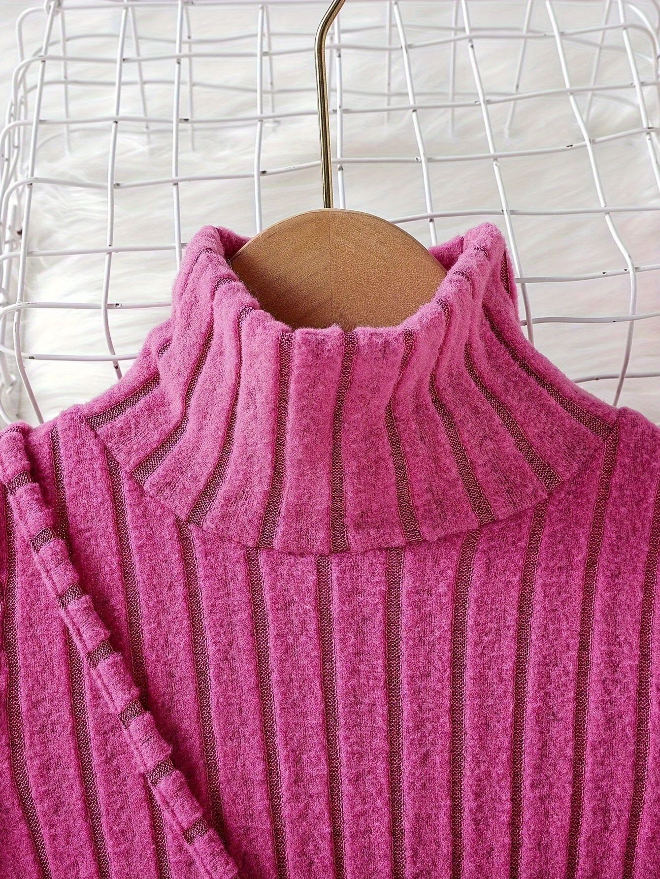 Girls Dress Spring Fall Solid Color Stretch Comfort Ages 1-8 - 图片 4