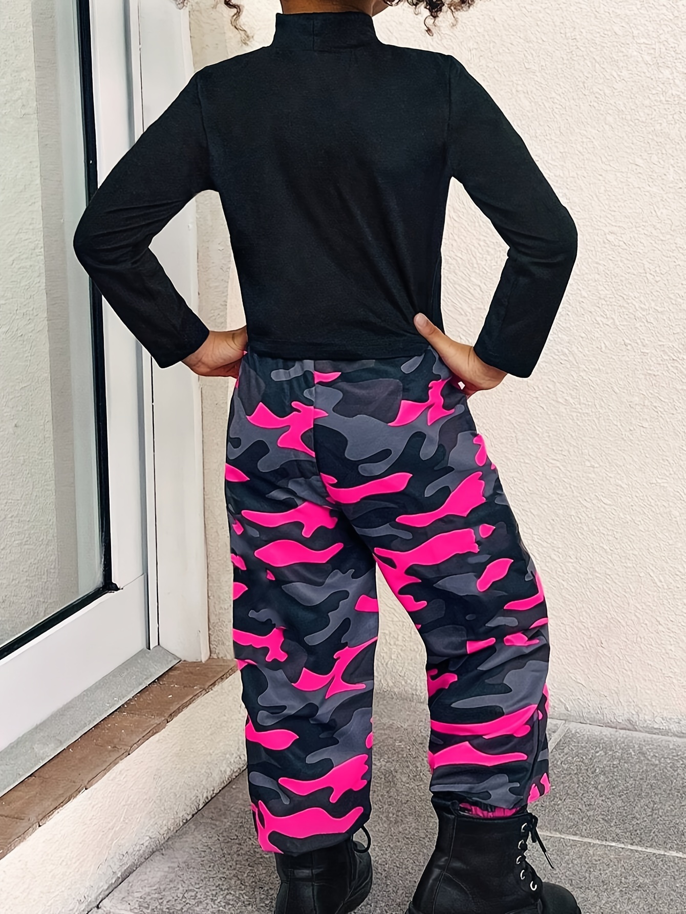 Girls Outfit Set Spring Fall 2-Piece Stretch Comfort Ages 3+ - 图片 19