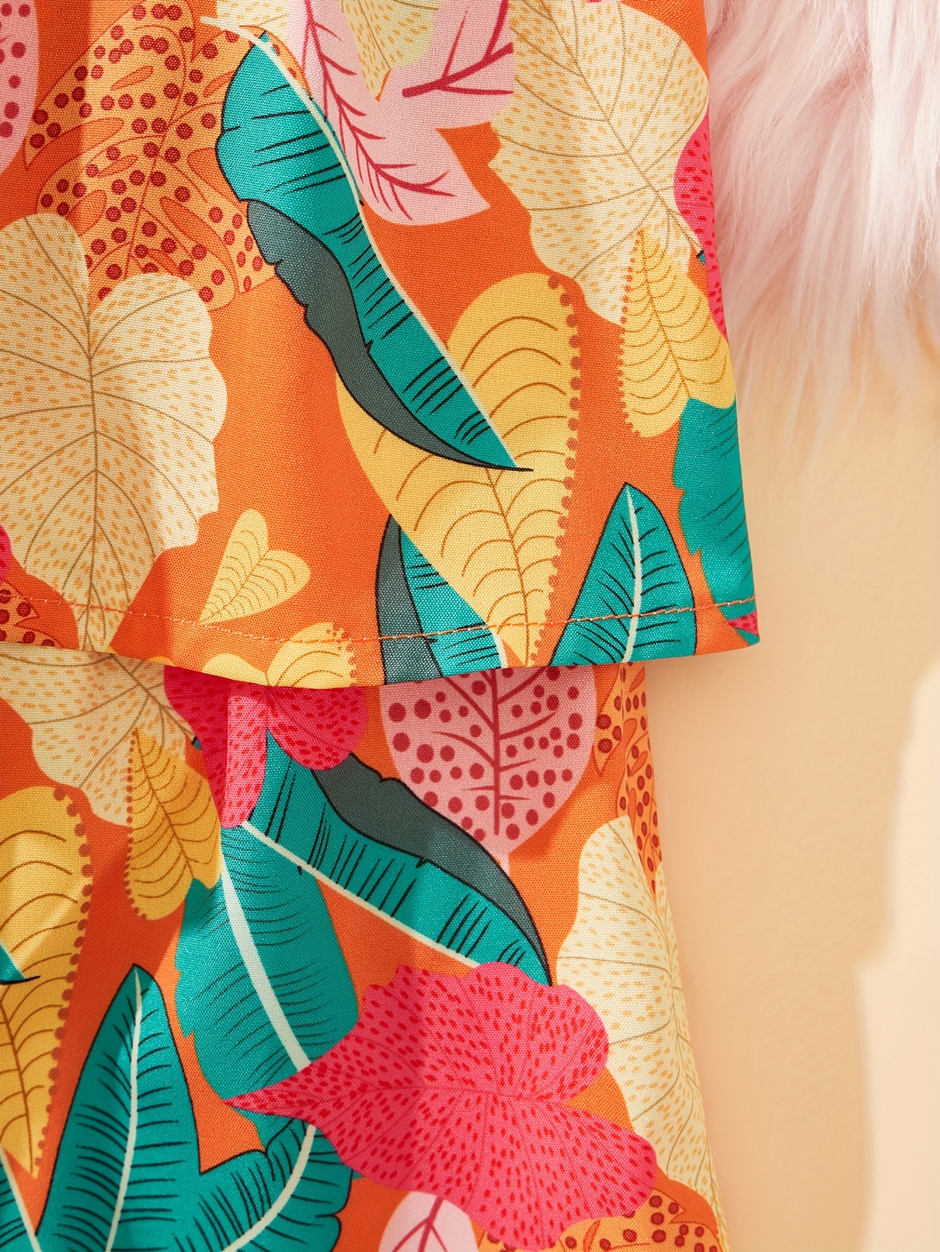 Girls Romper Summer Tropical Floral Easy Care Ages 1-8 - 图片 4