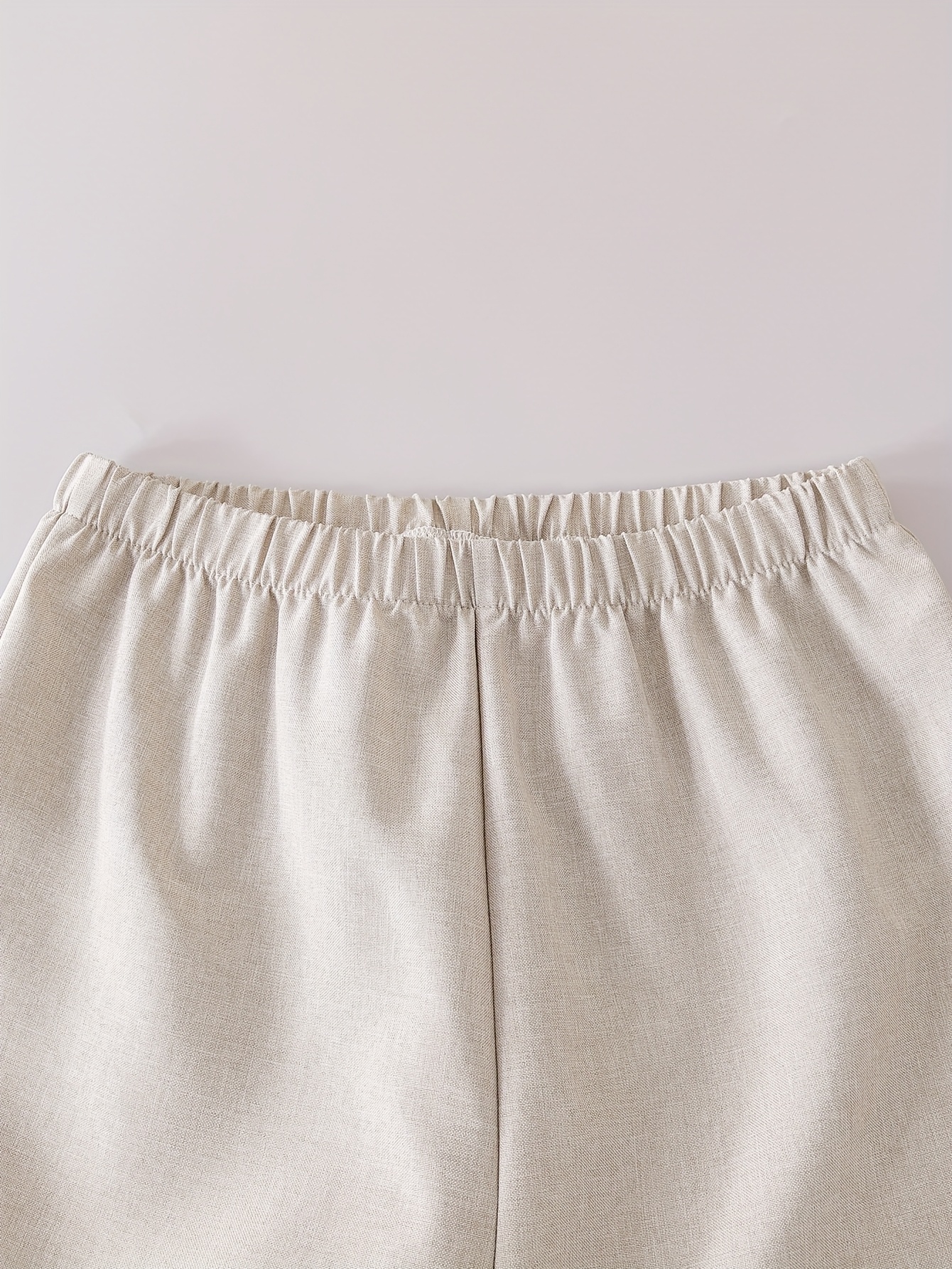 Girls Vest Pants Set Spring-Summer-Fall 2-Piece Solid Stretch Teen - 图片 5