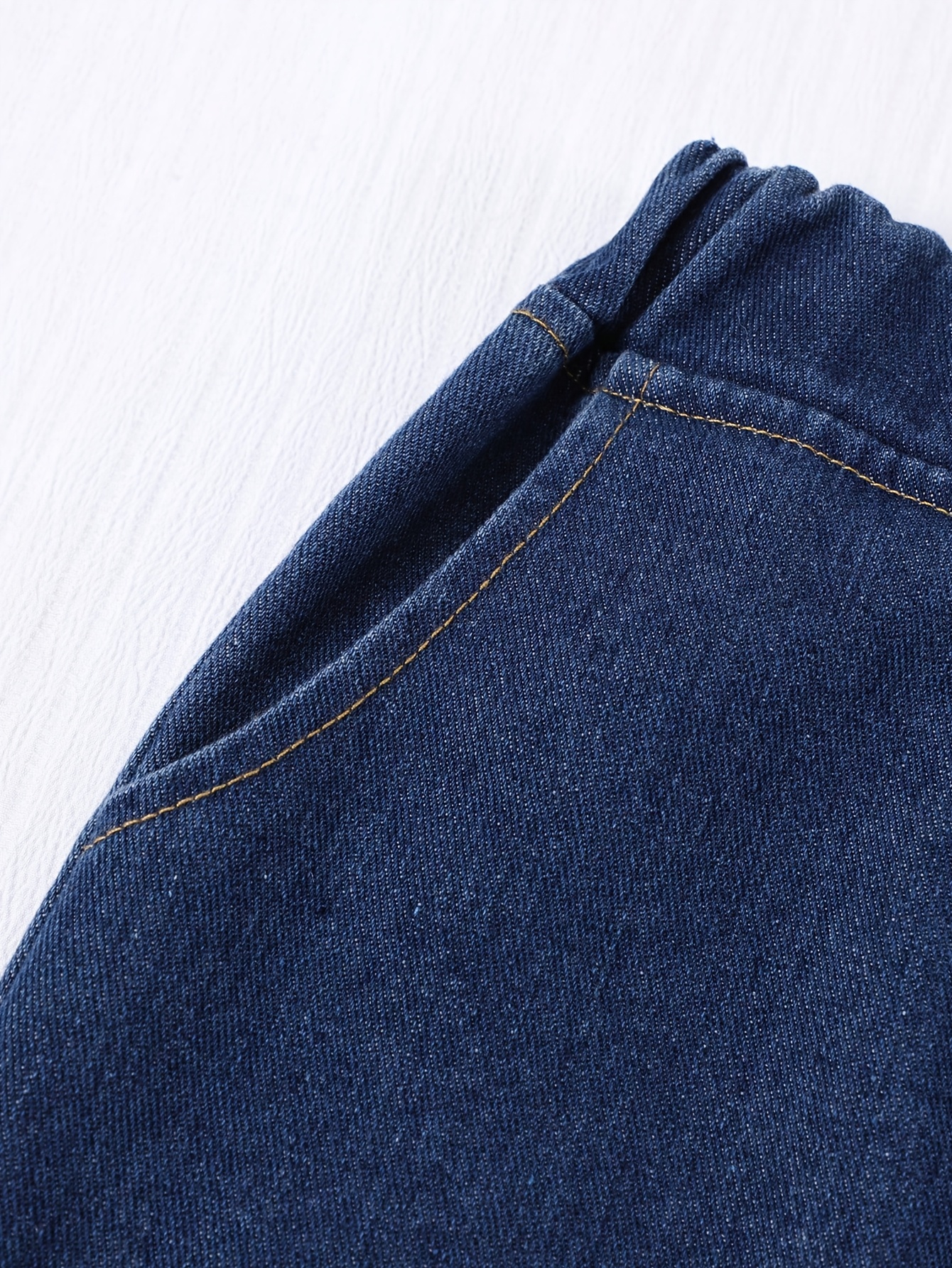 Teen Girls Vest Jeans 2-Piece Set Solid Spring Summer Easy Care - 图片 4