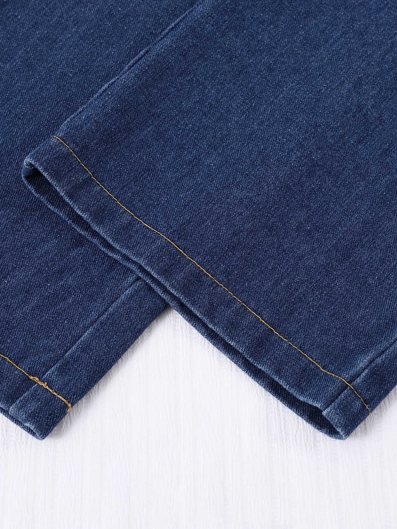 Teen Girls Vest Jeans 2-Piece Set Solid Spring Summer Easy Care - 图片 5