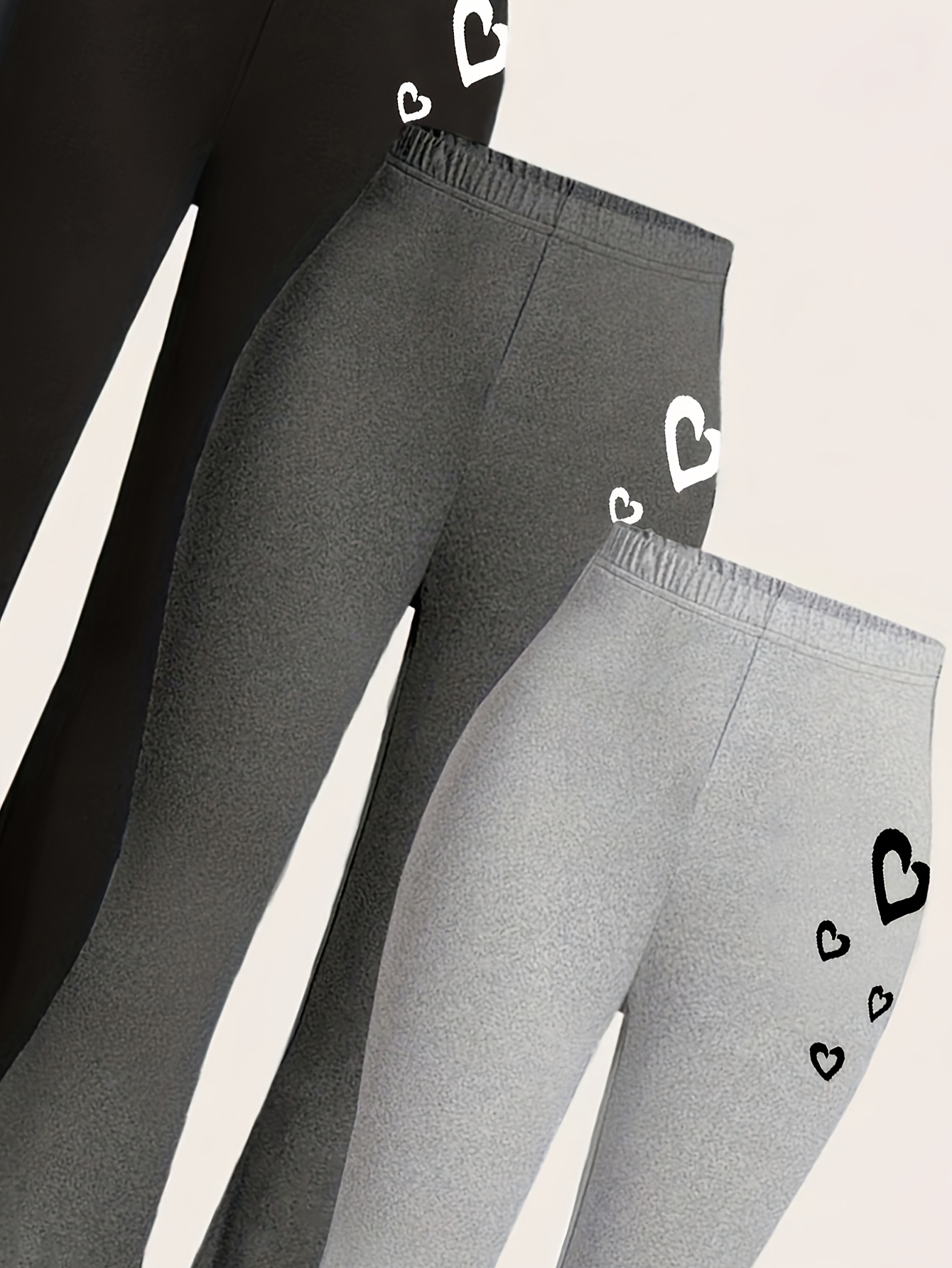 Teen Girls Flare Pants 3-Piece Set Graphic All Season Stretch - 图片 10