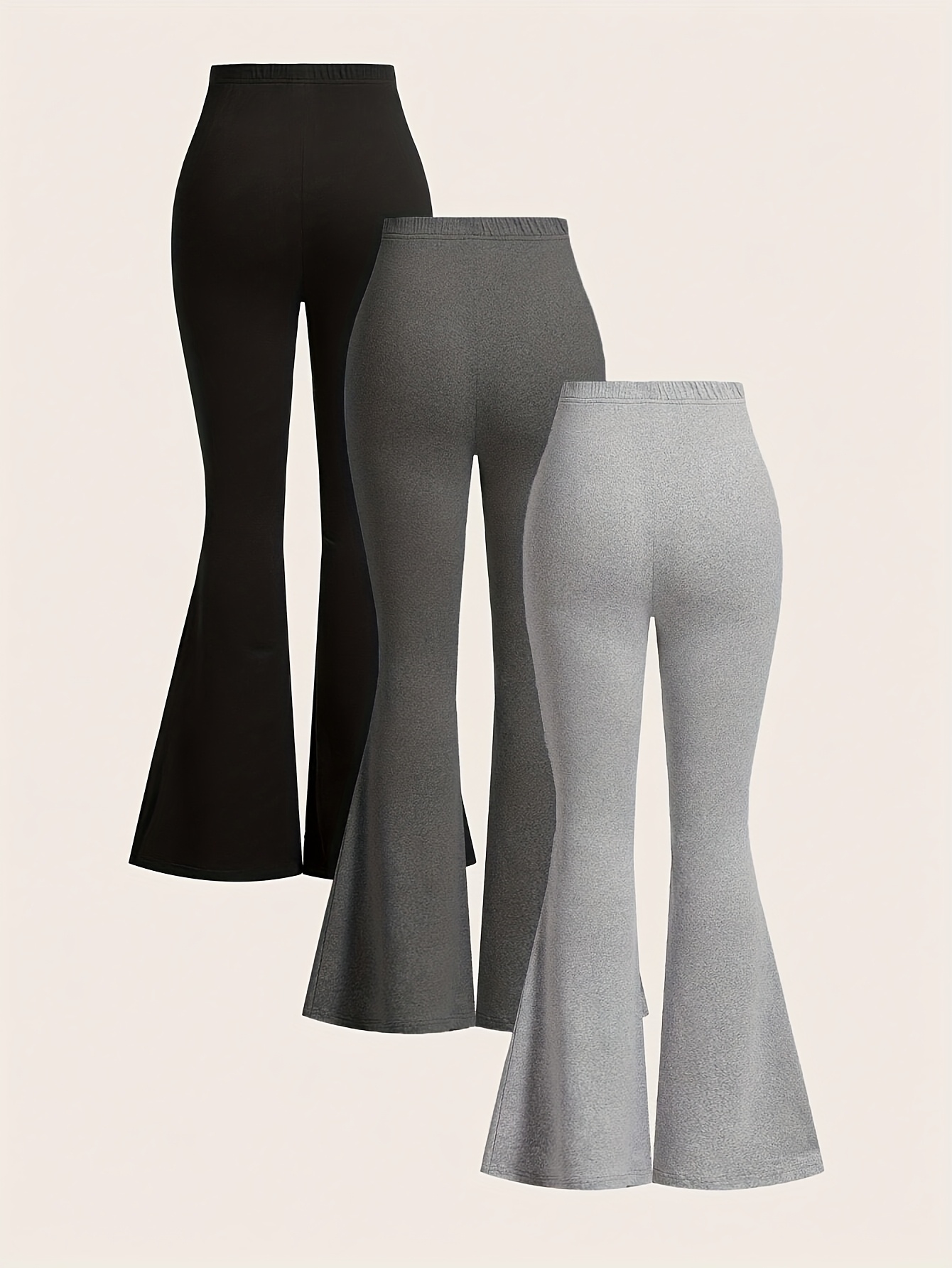 Teen Girls Flare Pants 3-Piece Set Graphic All Season Stretch - 图片 7