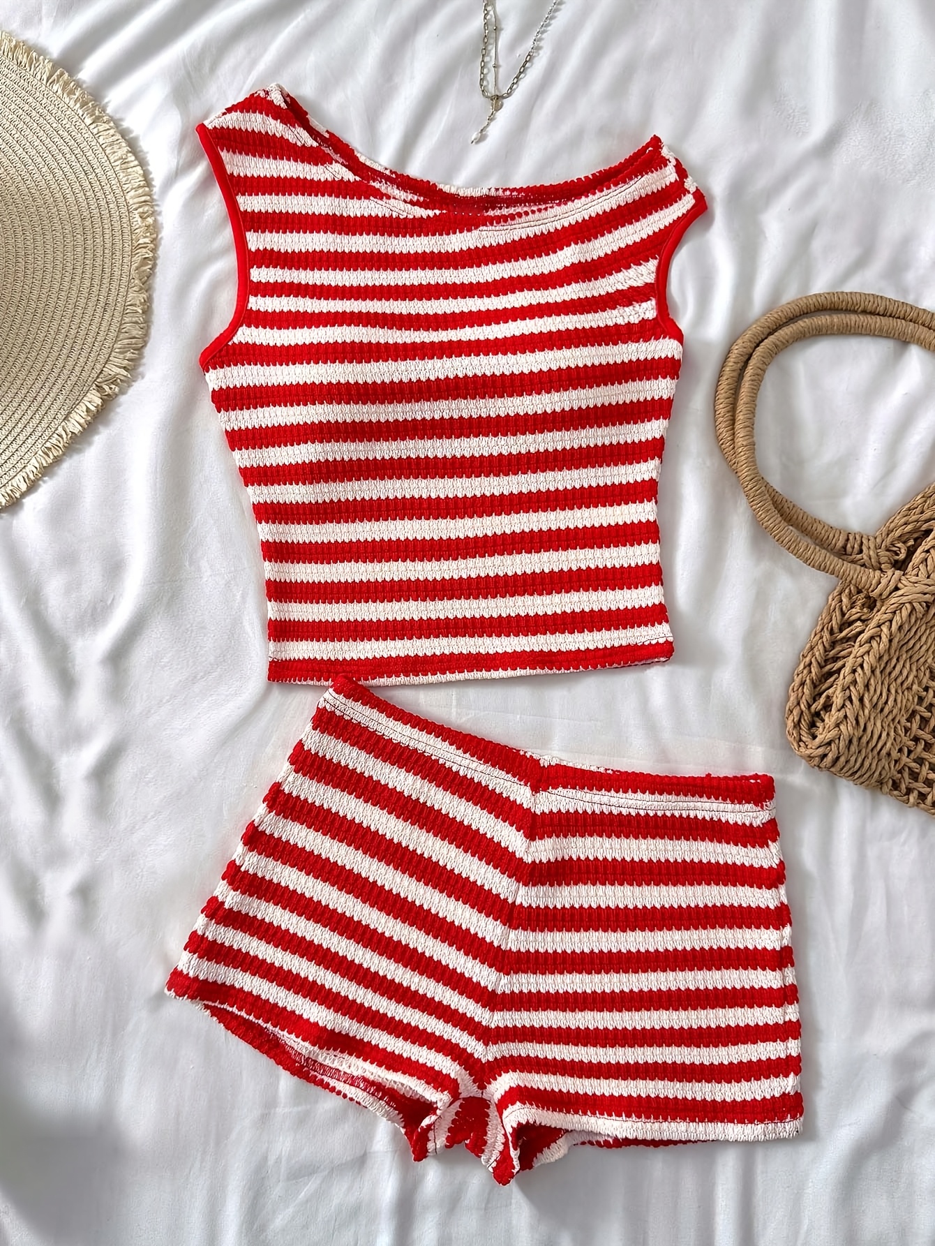 Teen Girls T-Shirt Shorts 2-Piece Set Graphic Spring Summer Stretch - 图片 4
