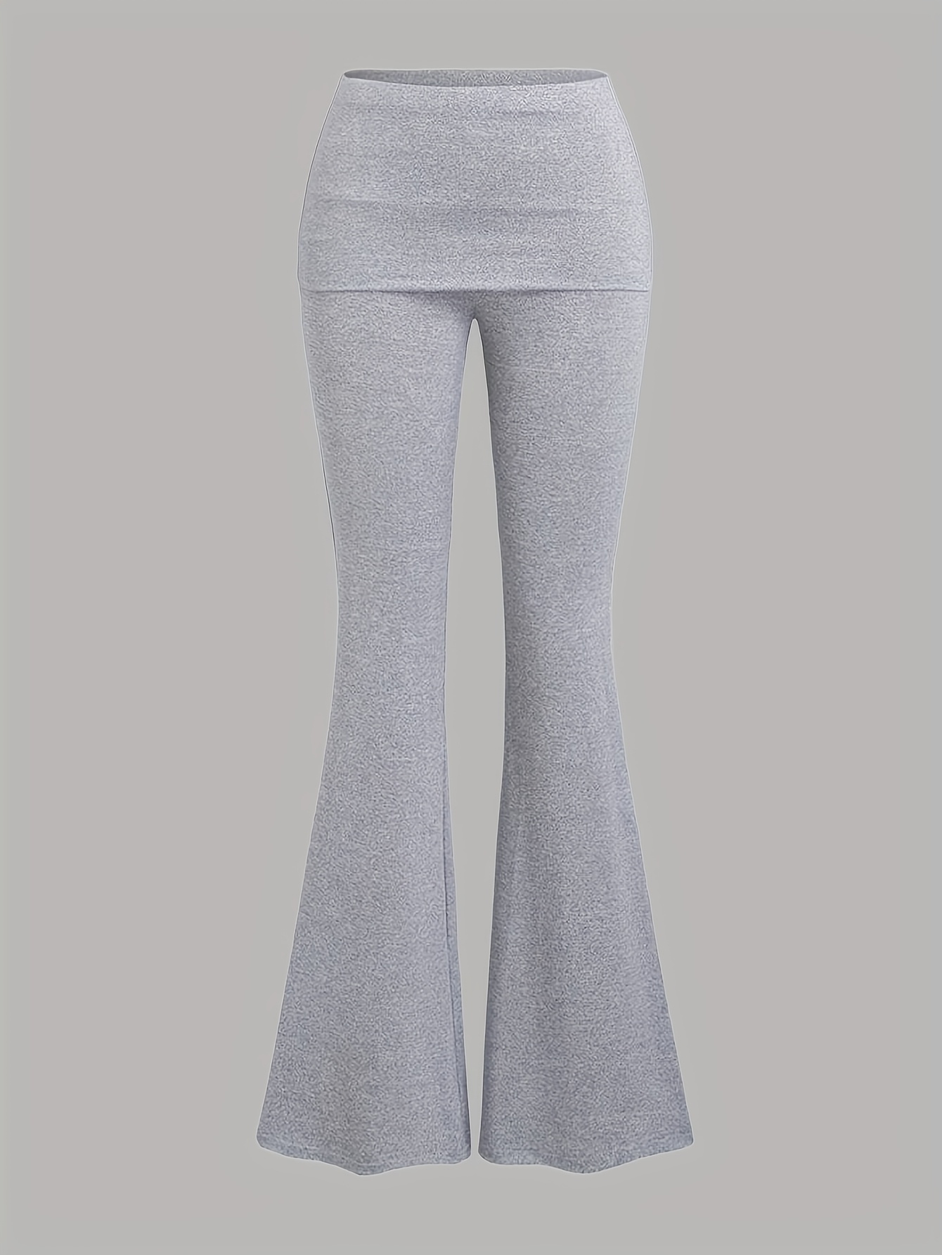 Girls Flare Pants 2-Piece Set Solid All Season Stretch - 图片 5