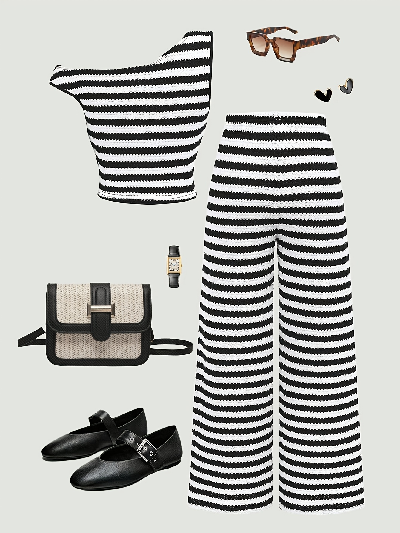 Teen Girls Pants 2-Piece Set Graphic Spring Summer Stretch - 图片 2