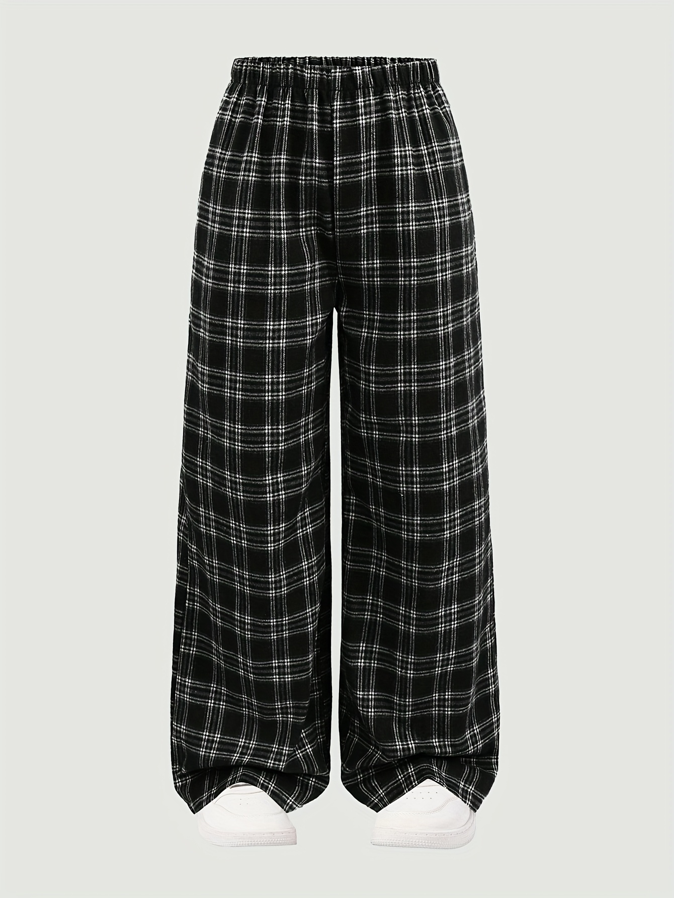 Teen Girls Streetwear Loose Fit Loose Pants 2-Piece Set Christmas All Season - 图片 5