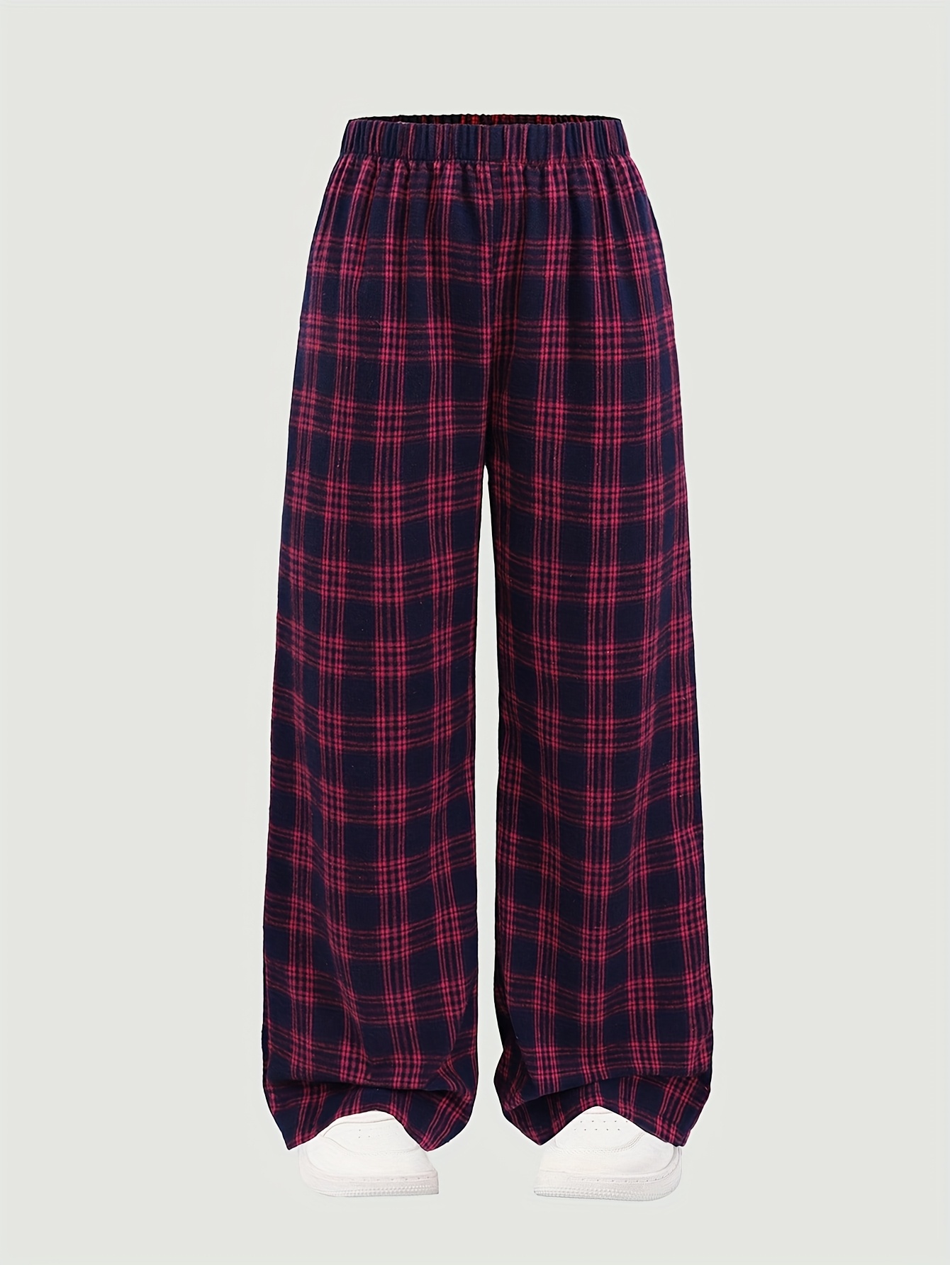 Teen Girls Streetwear Loose Fit Loose Pants 2-Piece Set Christmas All Season - 图片 4