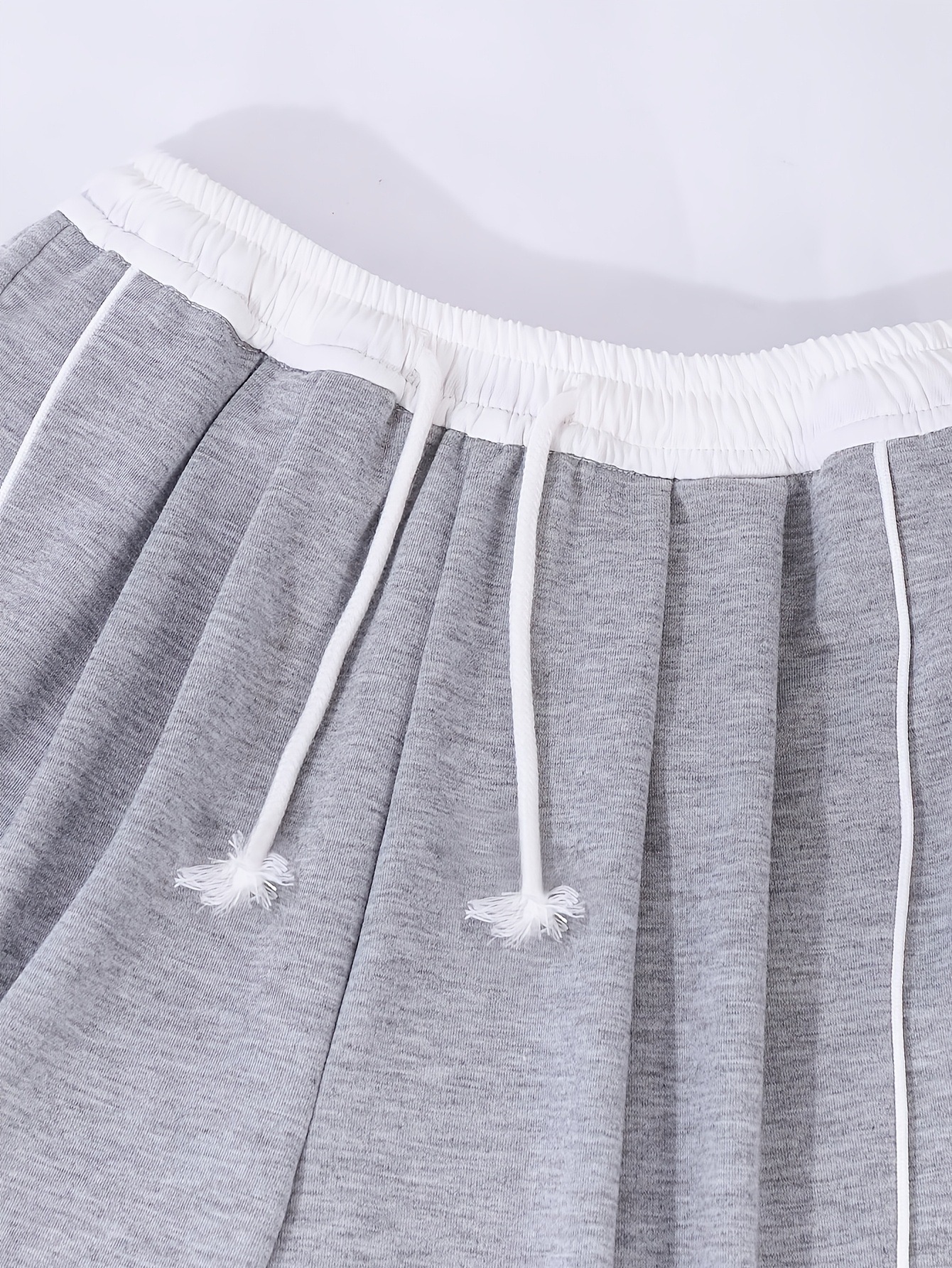Teen Girls Loose Fit Sweatpants Solid All Season Stretch - 图片 4