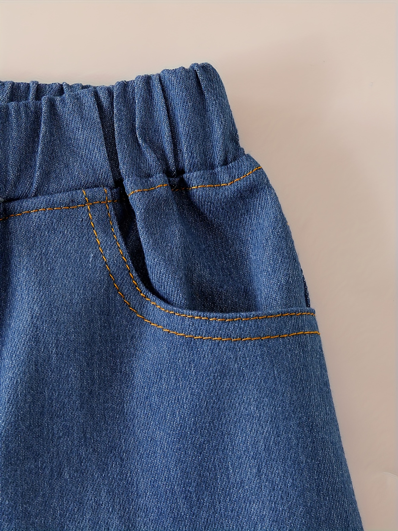 Teen Girls Streetwear Jeans Graphic Fall Winter Easy Care - 图片 4