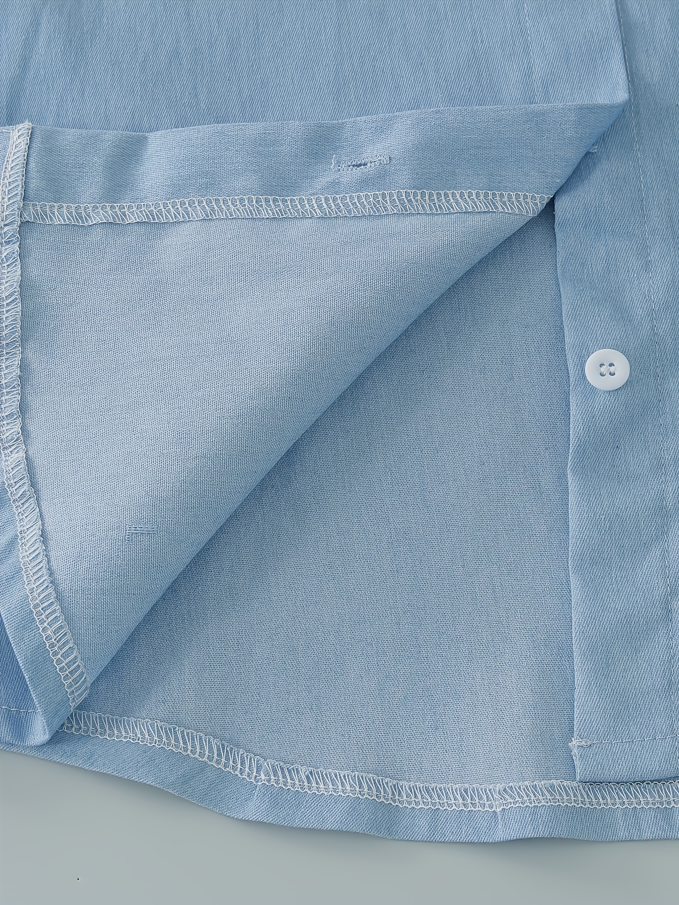 Teen Girls Jeans 2-Piece Set Solid All Season Stretch - 图片 4