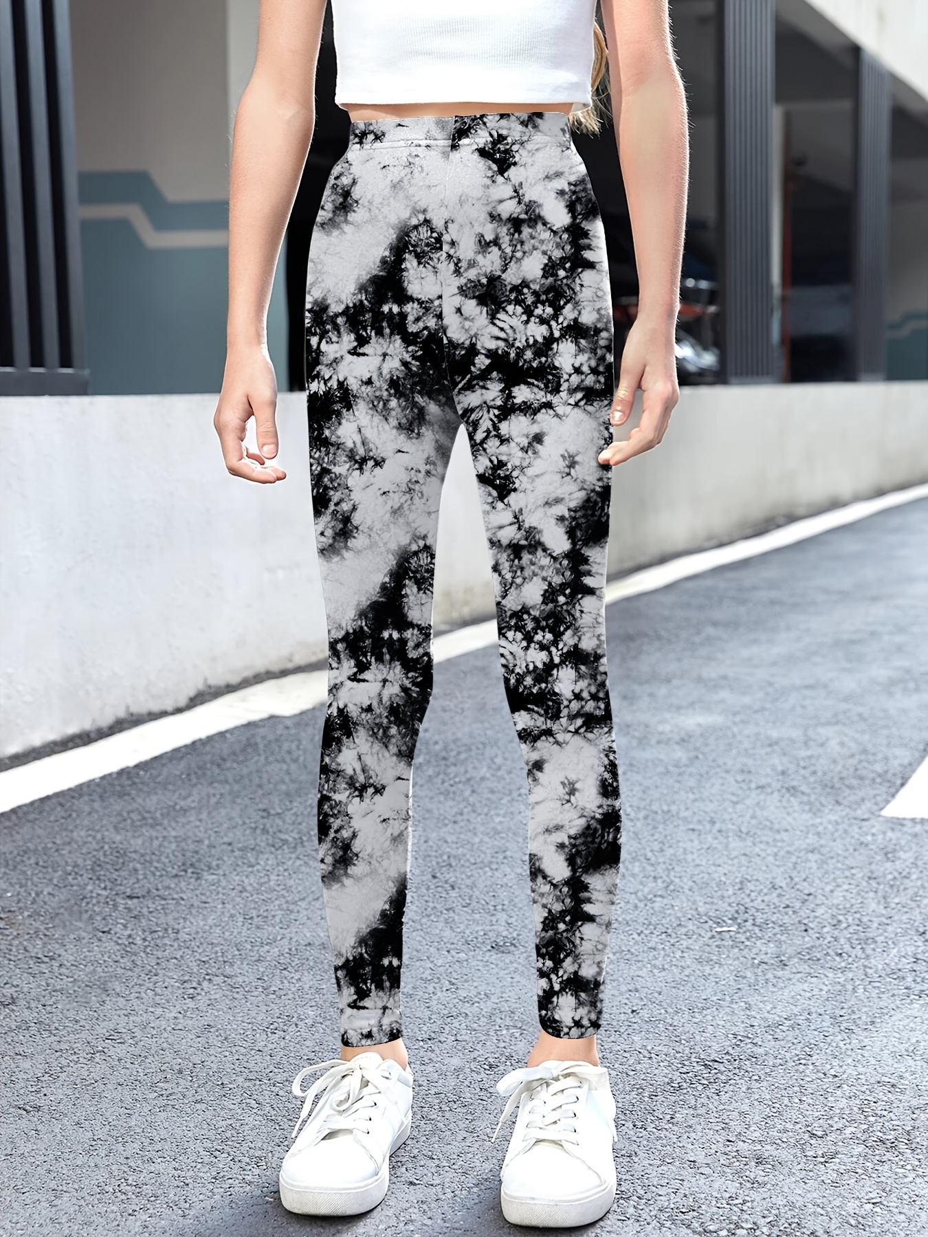 Girls Tie Dye Leggings Summer - 图片 6