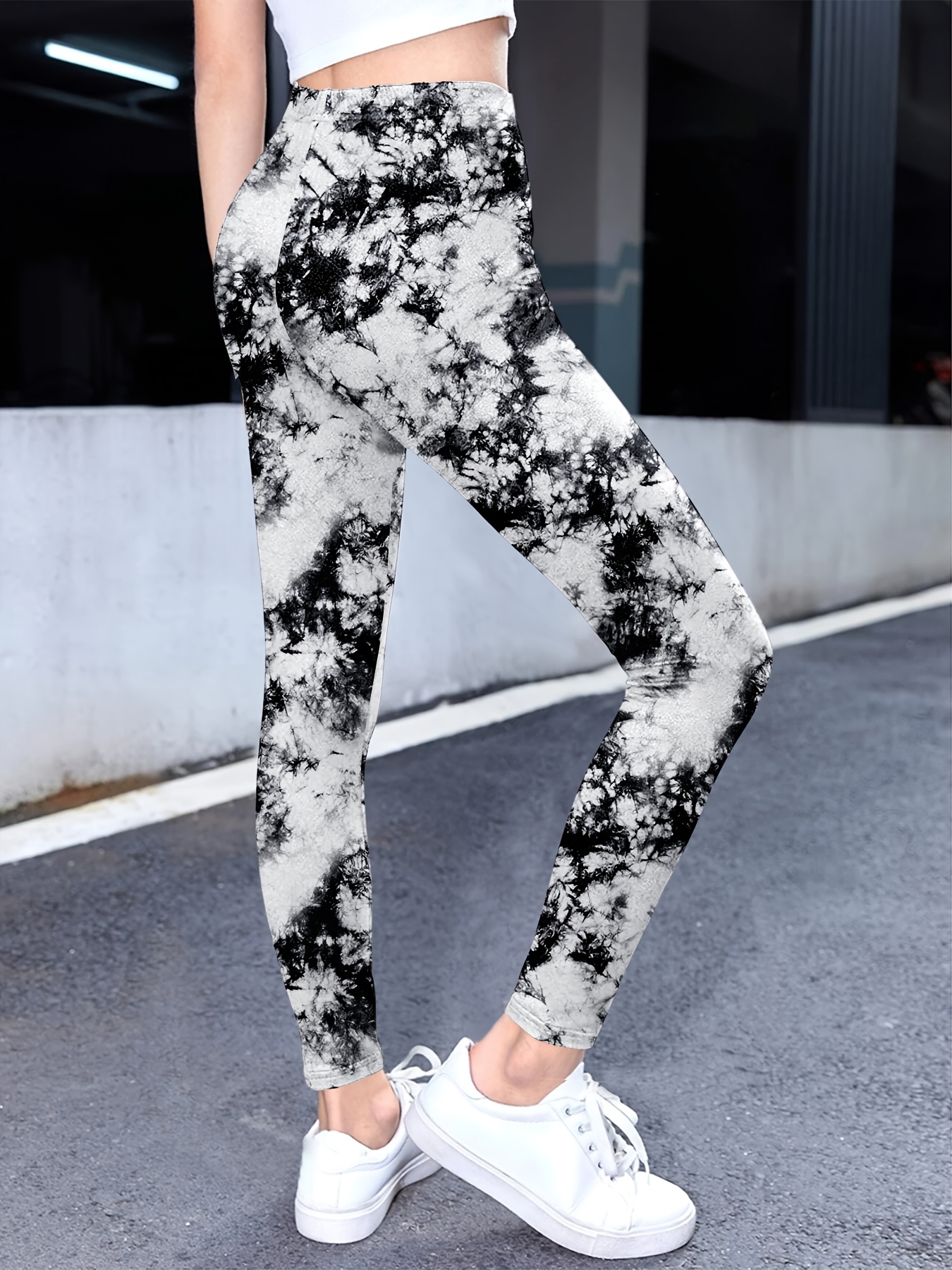Girls Tie Dye Leggings Summer - 图片 5