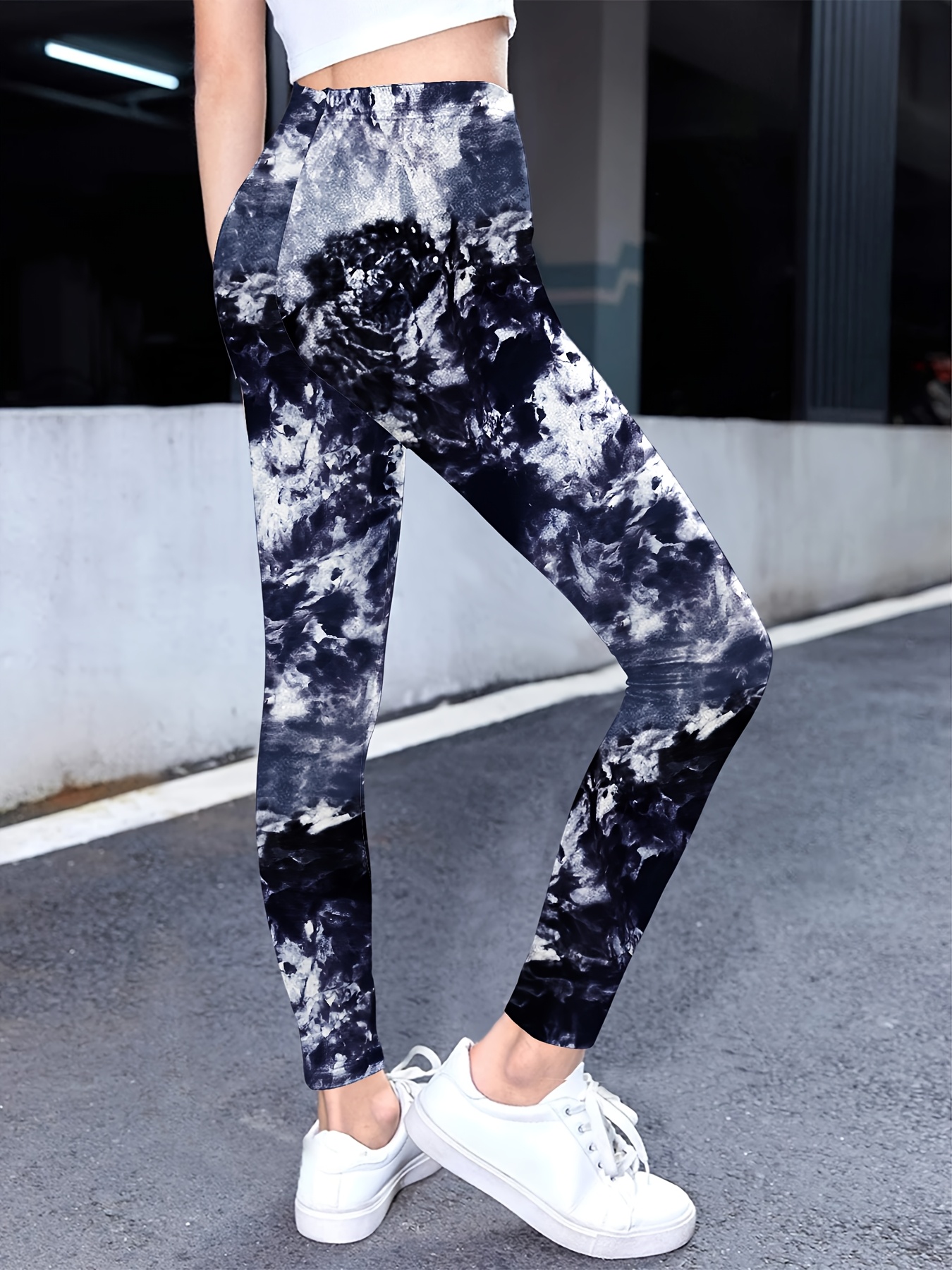 Girls Tie Dye Leggings Summer - 图片 10