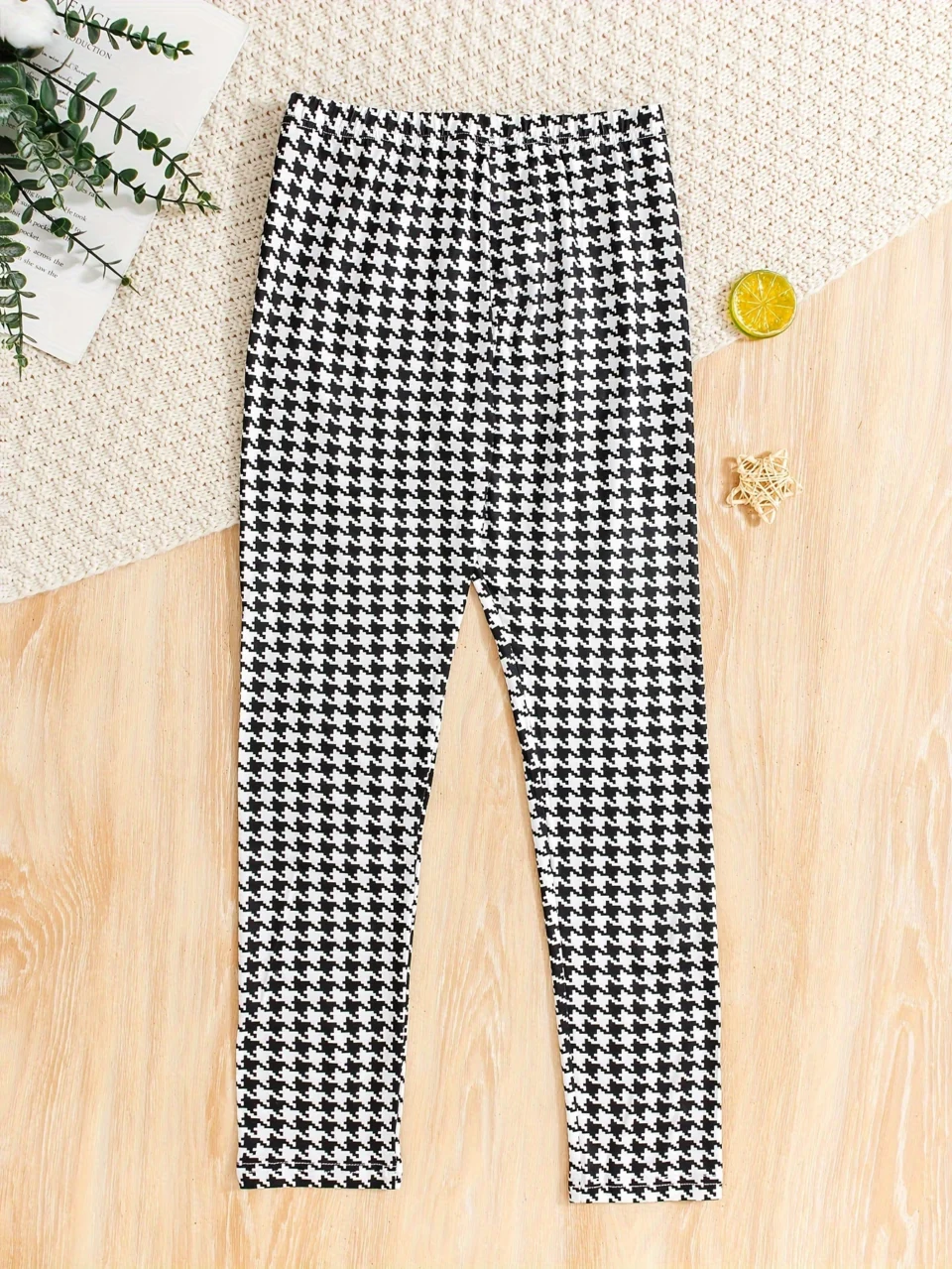Girls Houndstooth Leggings Fall