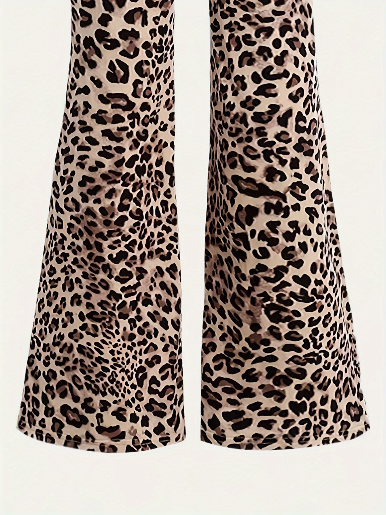 Girls Leopard Print Flare Pants All Season - 图片 19