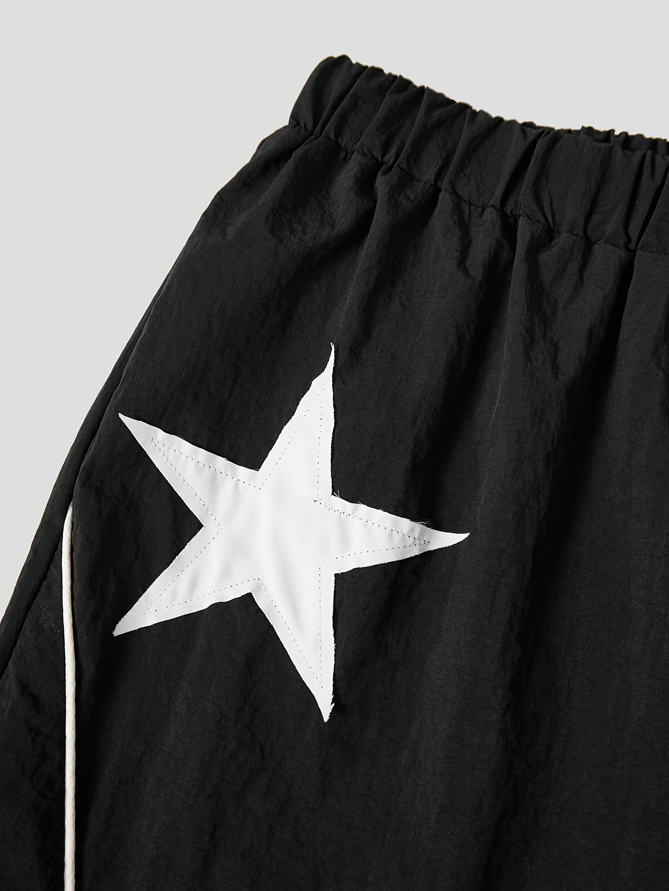 Girls Star Patch Side Stripe Wide Leg Pants All Season - 图片 4