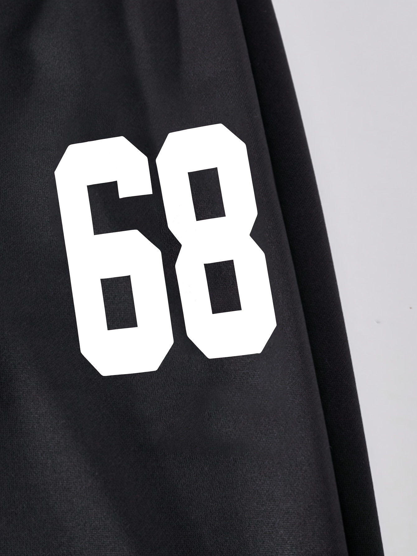 Girls Number Graphic Wide Leg Sweatpants Fall - 图片 5