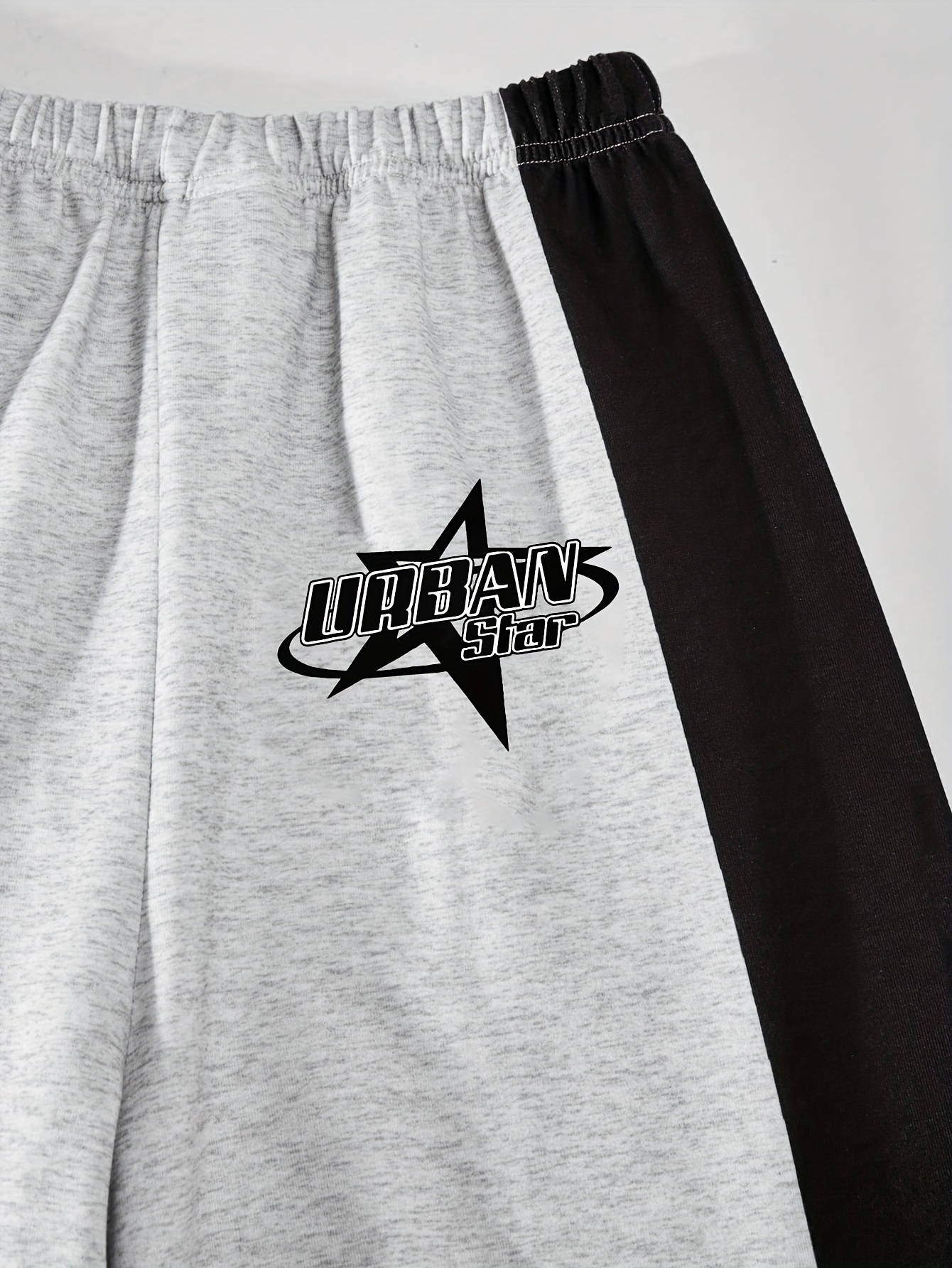 Girls Star Print Letter Print T-Shirt Wide Leg Pants 2-Piece Set All Season - 图片 4