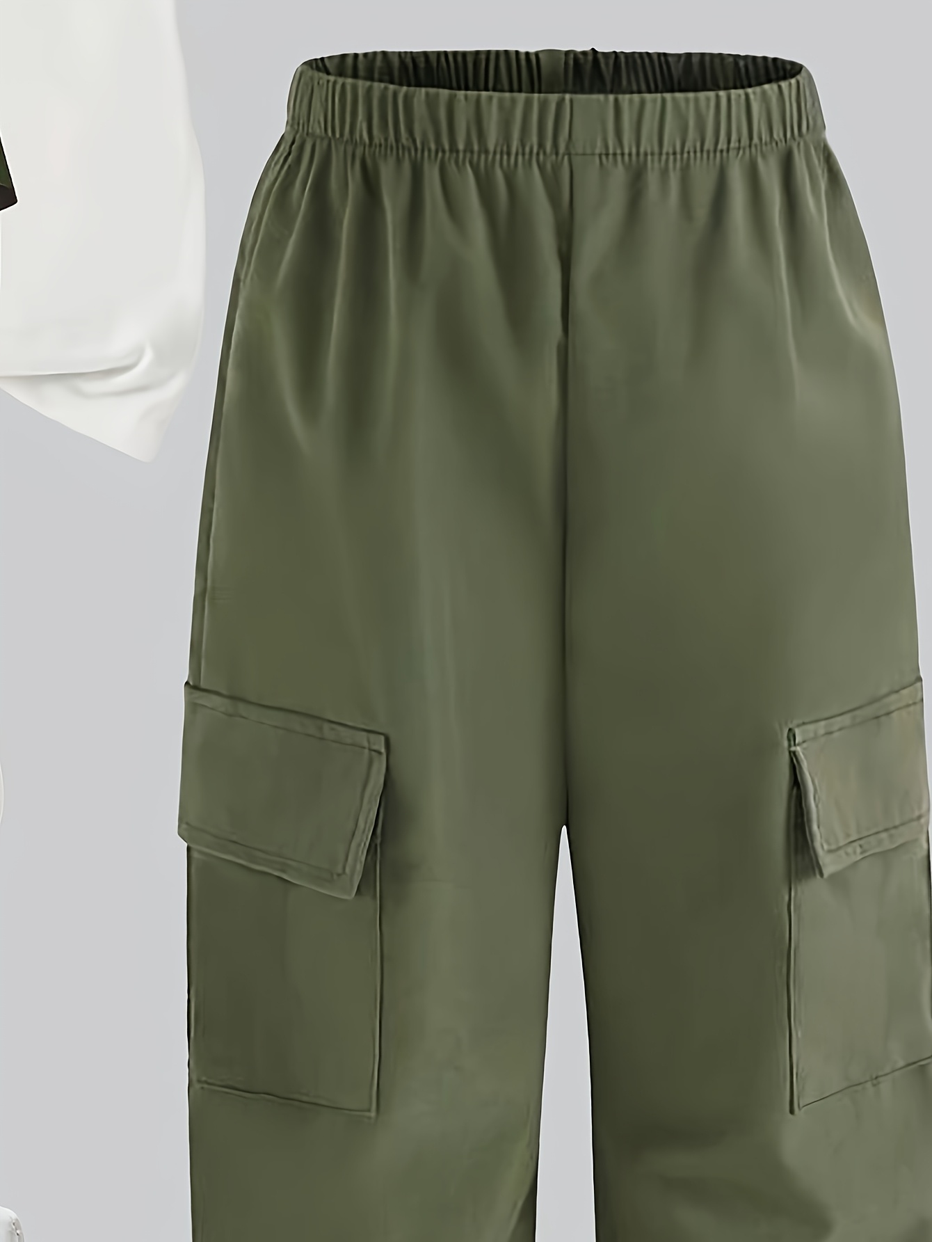 Girls Y2K Graphic Streetwear Sweatshirt Cargo Pants 2-Piece Set Fall - 图片 4