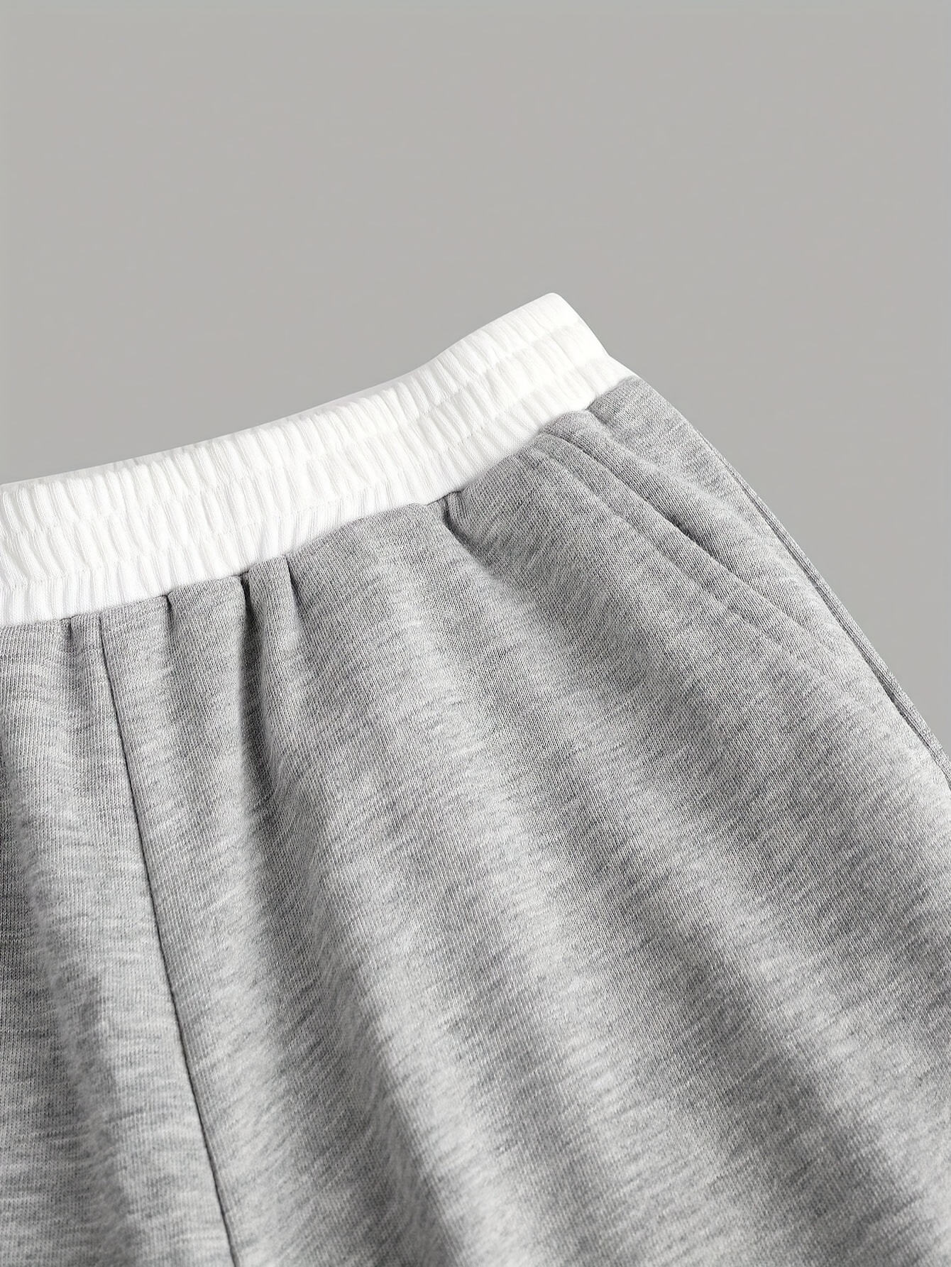 Girls Solid Long Sleeve Top Straight Pants 2-Piece Set Spring Summer - 图片 5