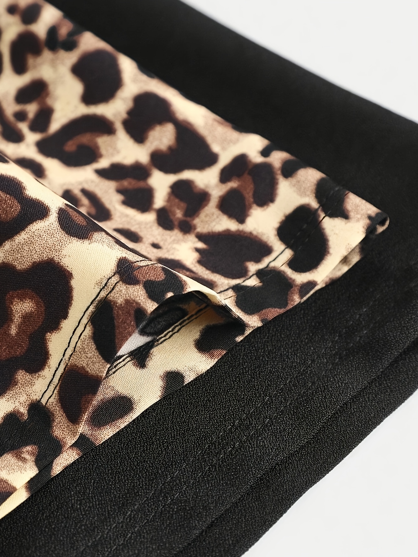 Girls Leopard Print Wide Leg Pants All Season - 图片 14
