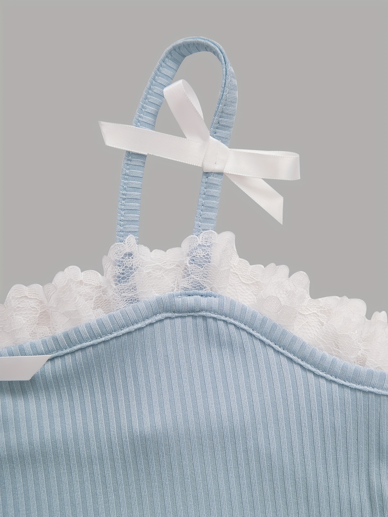 Girls Bow Ruffle Cami Tops Summer - 图片 6