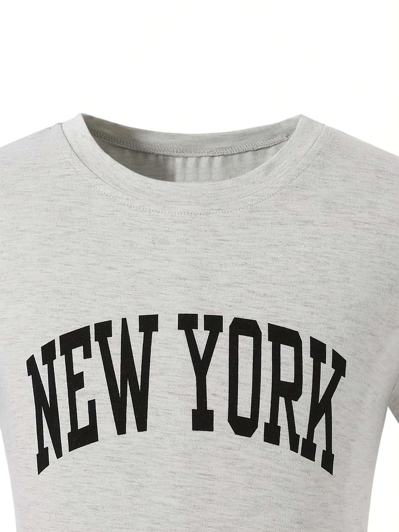 Girls Letter Print Warm Jacket T-Shirt Flare Pants 3-Piece Set Fall Winter - 图片 5
