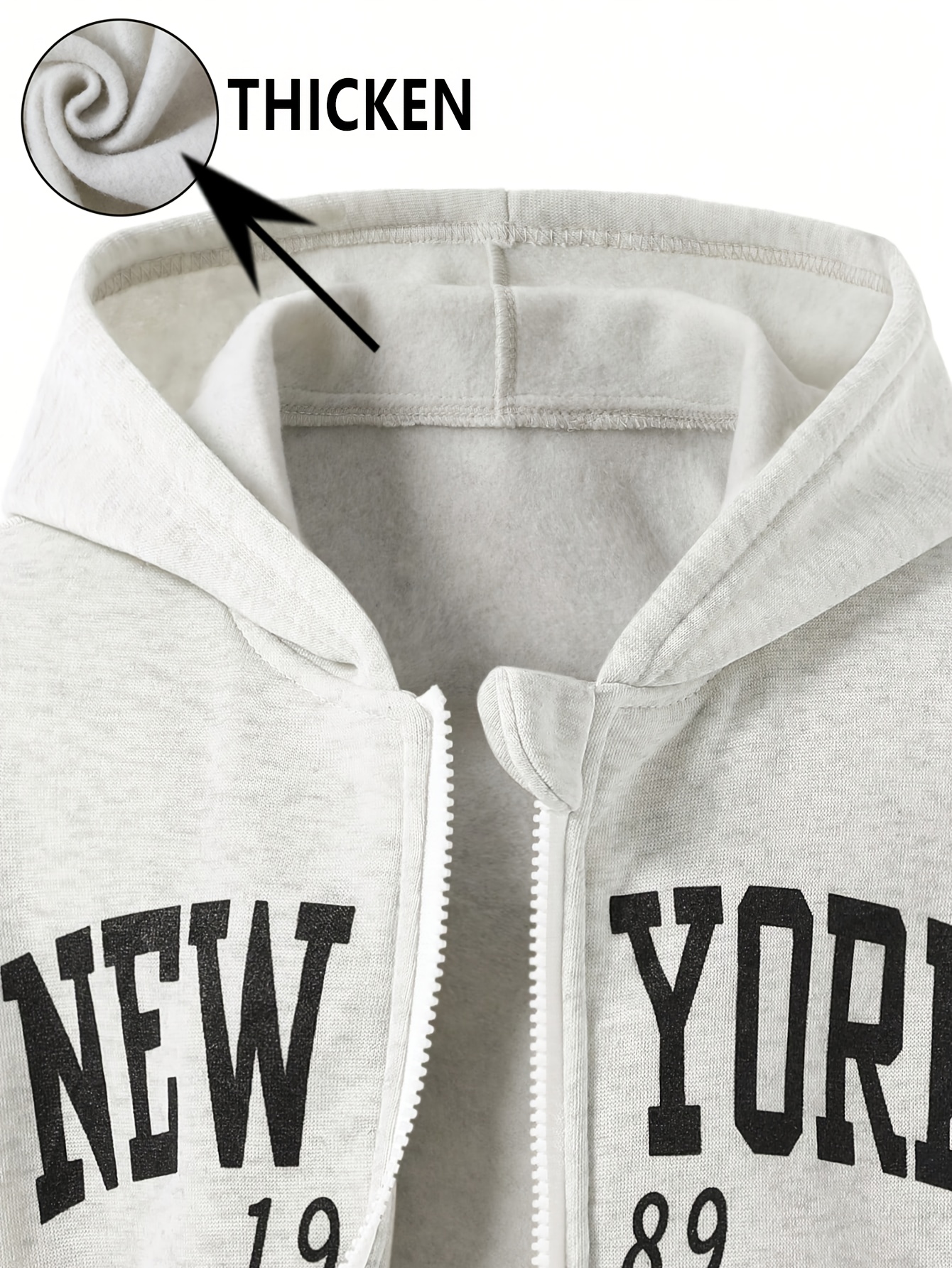 Girls Letter Print Warm Jacket T-Shirt Flare Pants 3-Piece Set Fall Winter - 图片 3