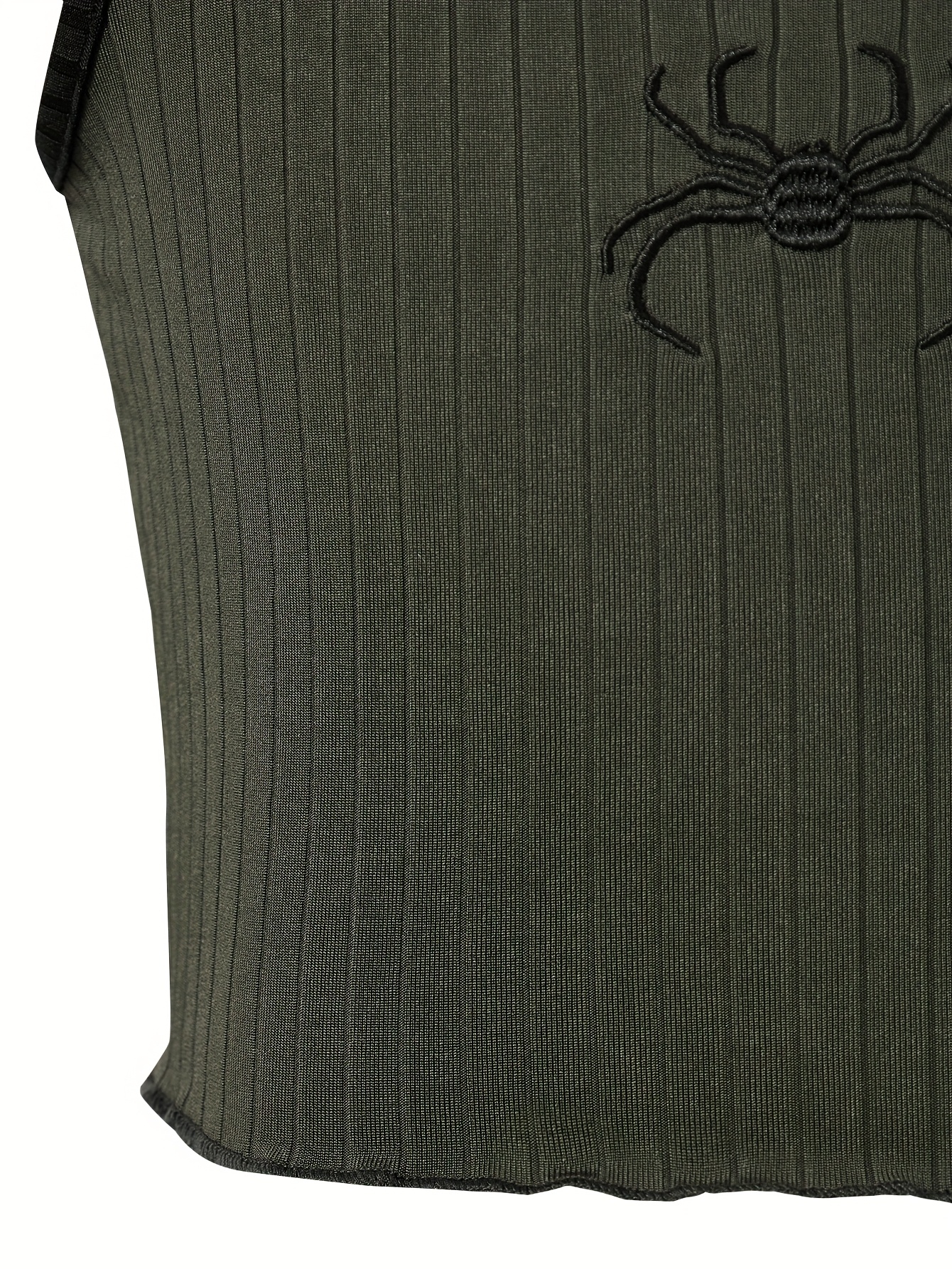 Girls Spider Embroidery Cami Tops Summer - 图片 11