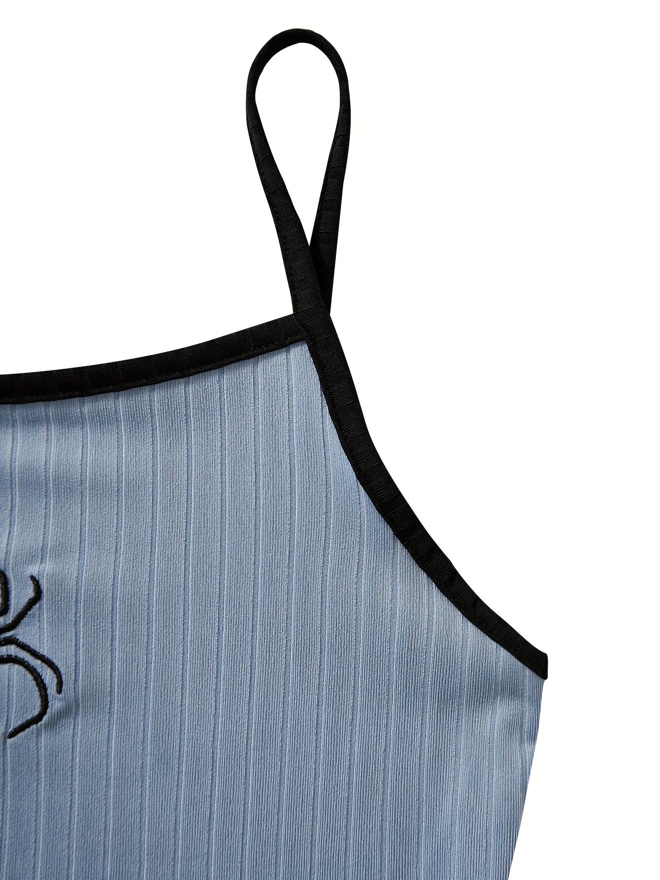 Girls Spider Embroidery Cami Tops Summer - 图片 20