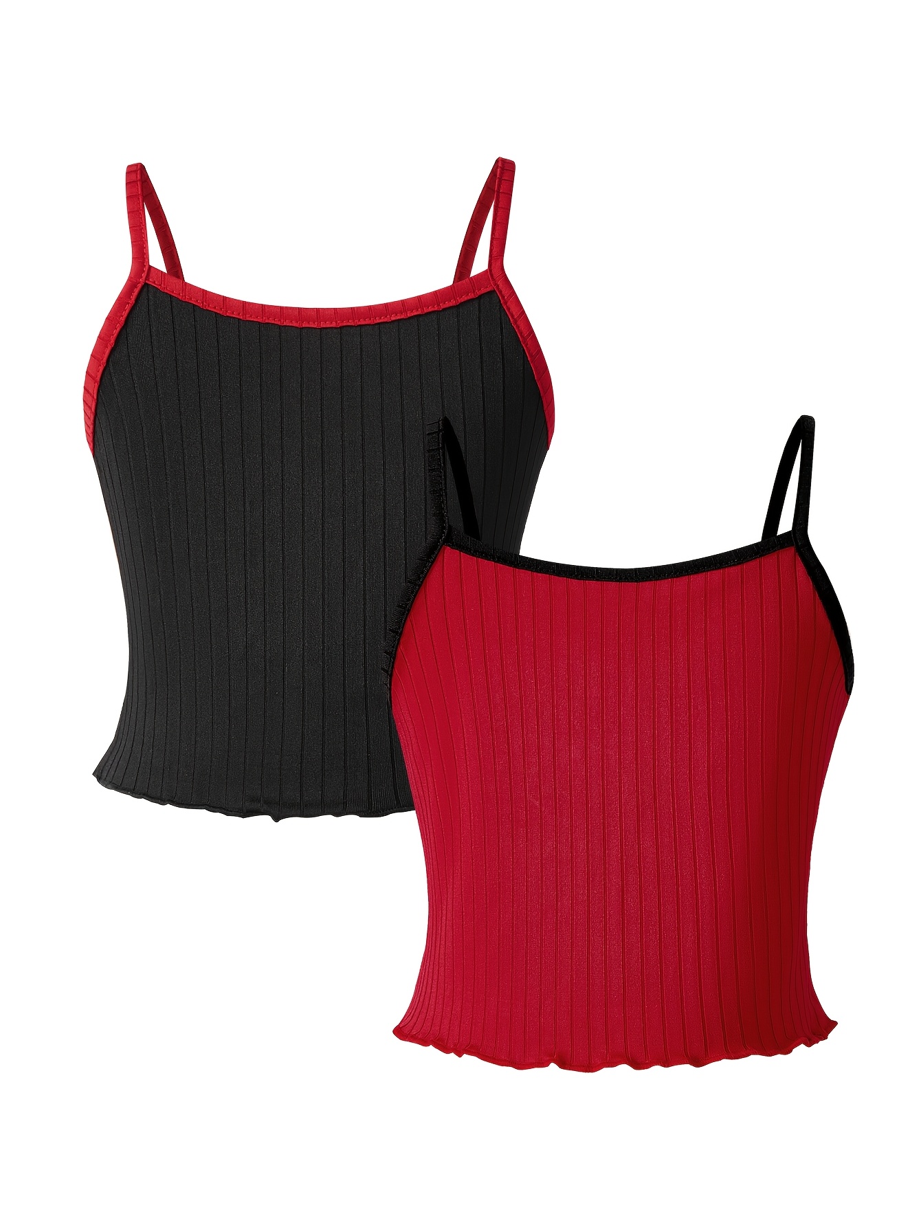 Girls Spider Embroidery Cami Tops Summer - 图片 24