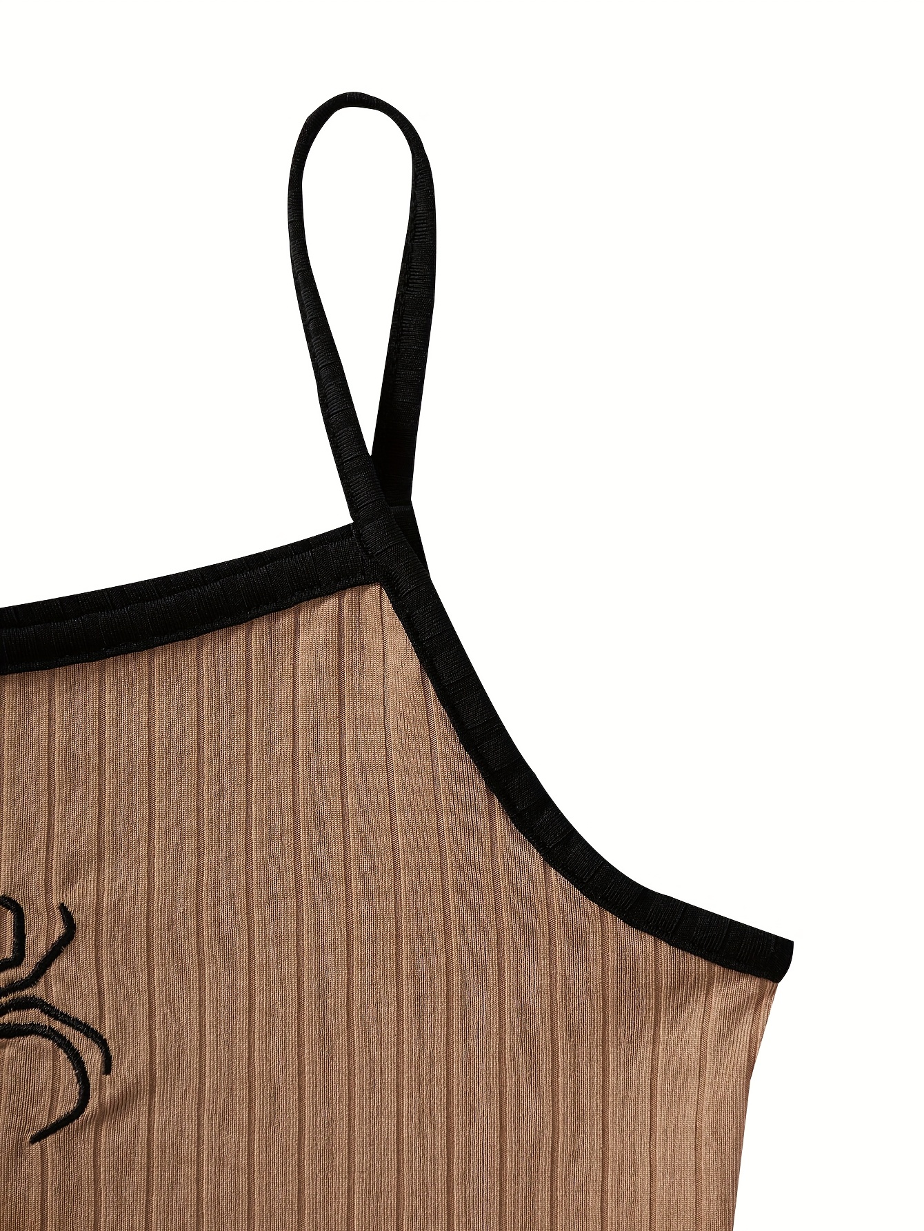 Girls Spider Embroidery Cami Tops Summer - 图片 6