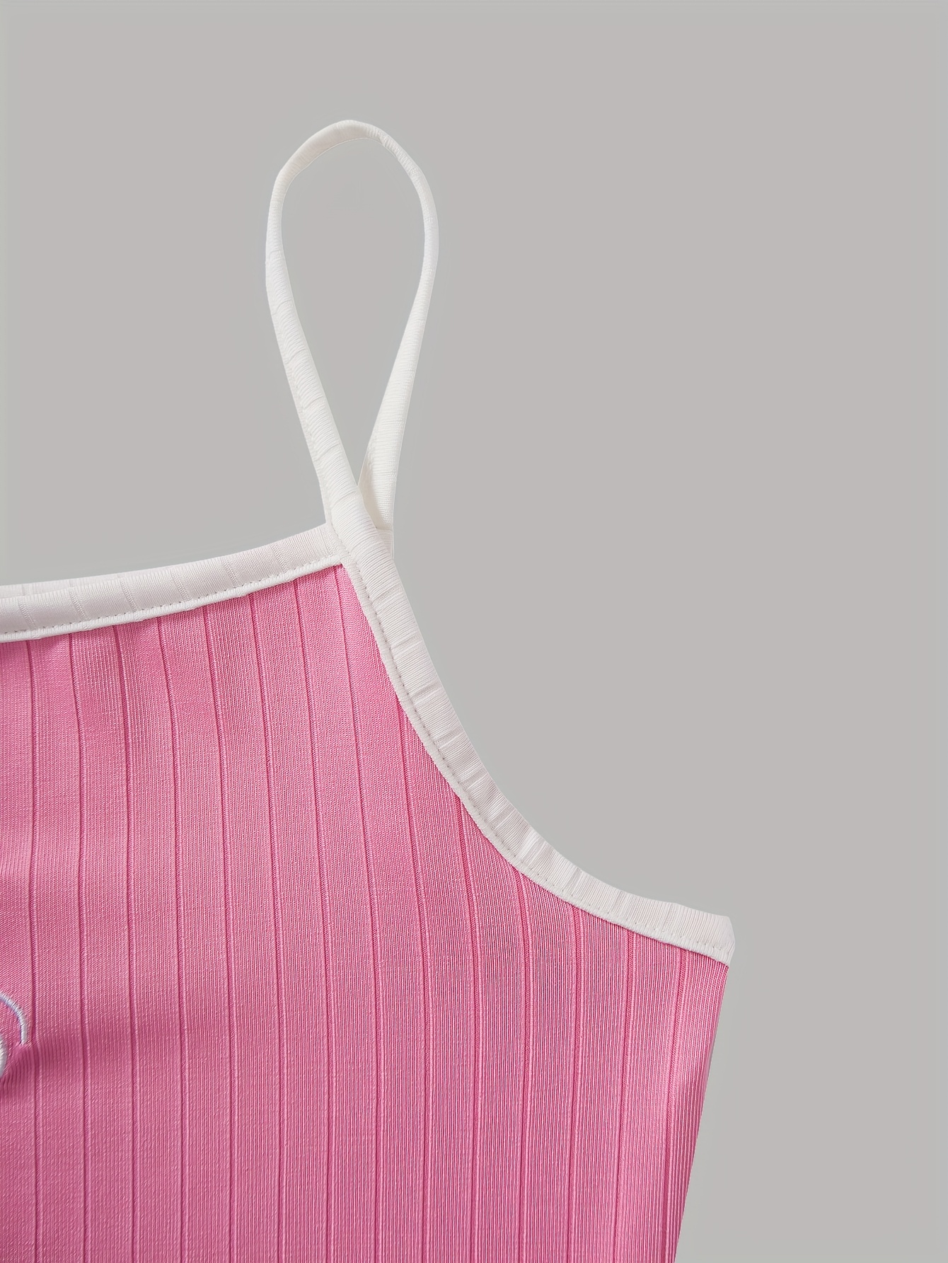 Girls Spider Embroidery Cami Tops Summer - 图片 16