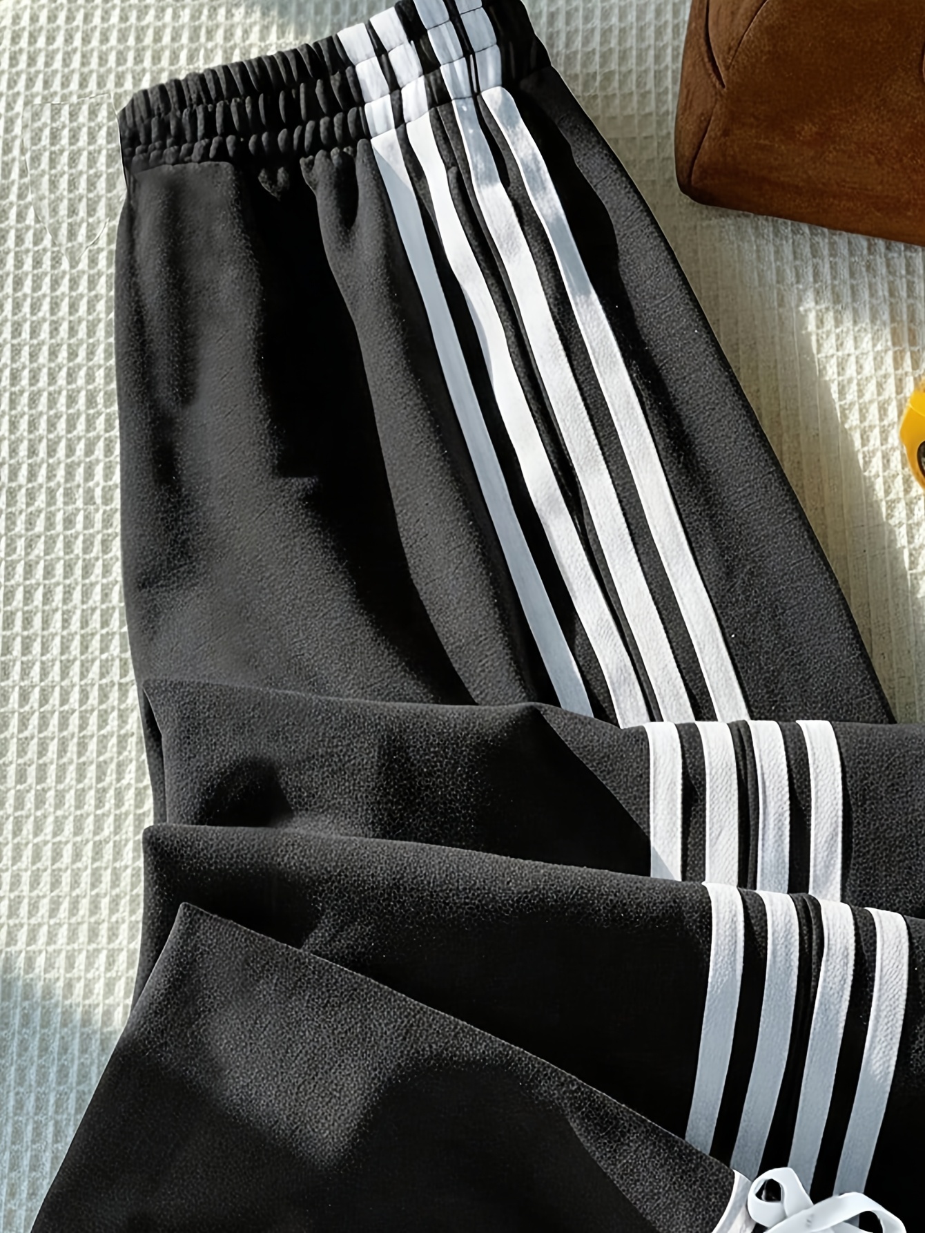 Girls Stripe Bow Straight Leg Pants Spring Summer - 图片 6