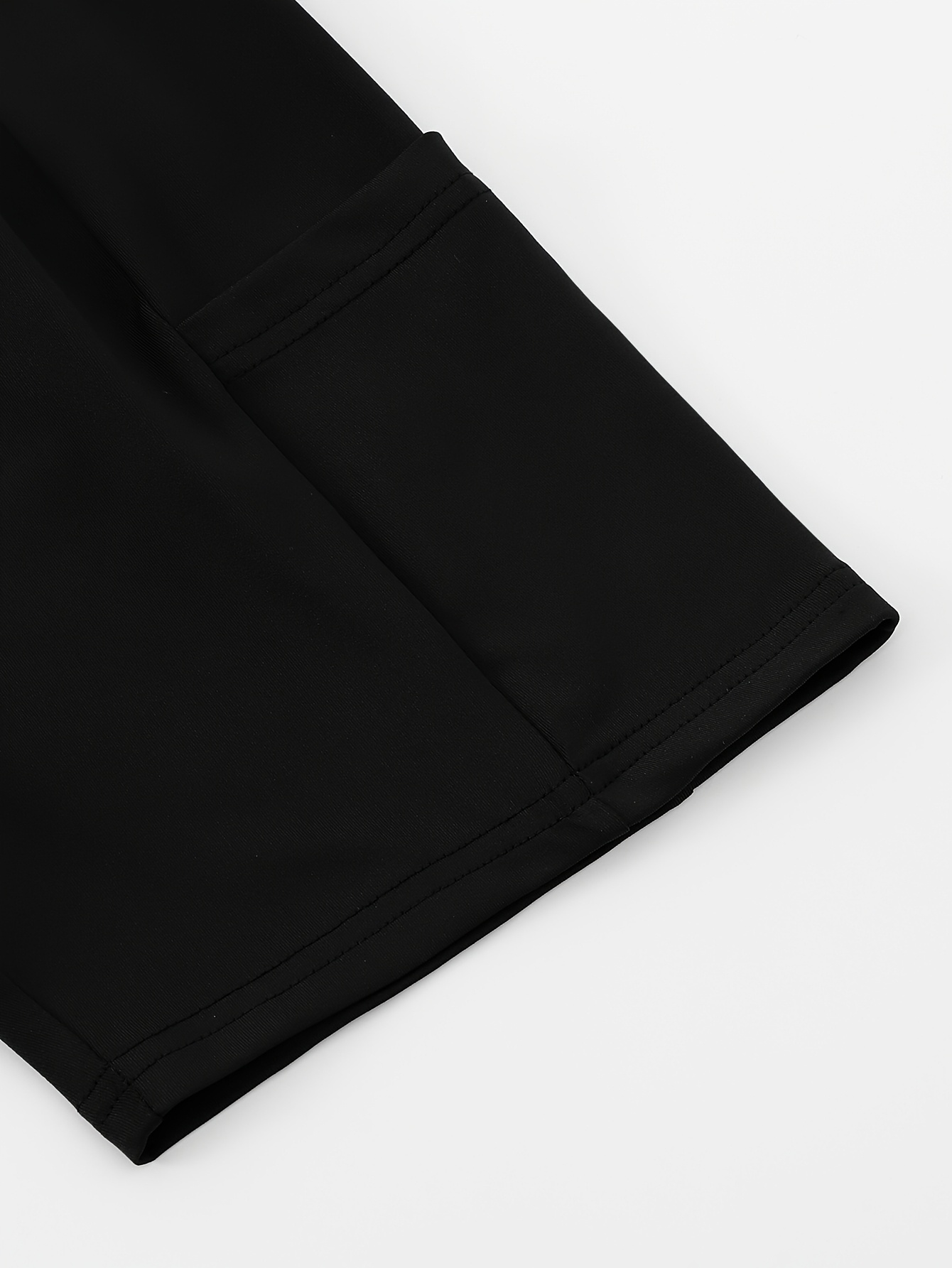 Girls Cross Waist Solid Biker Shorts Spring Summer - 图片 5