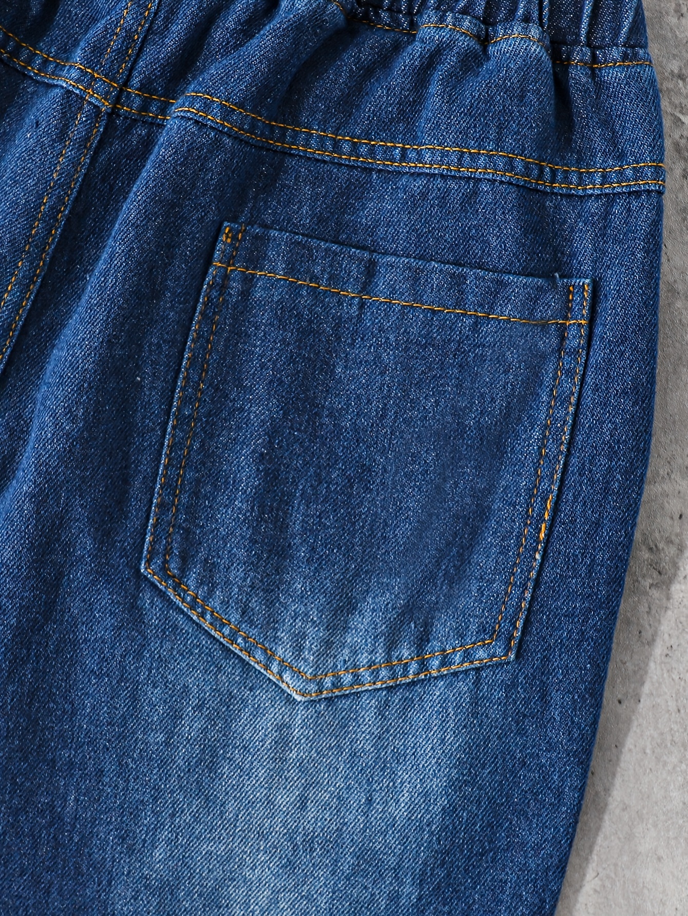 Girls Loose Fit Denim Jeans Spring Summer - 图片 6