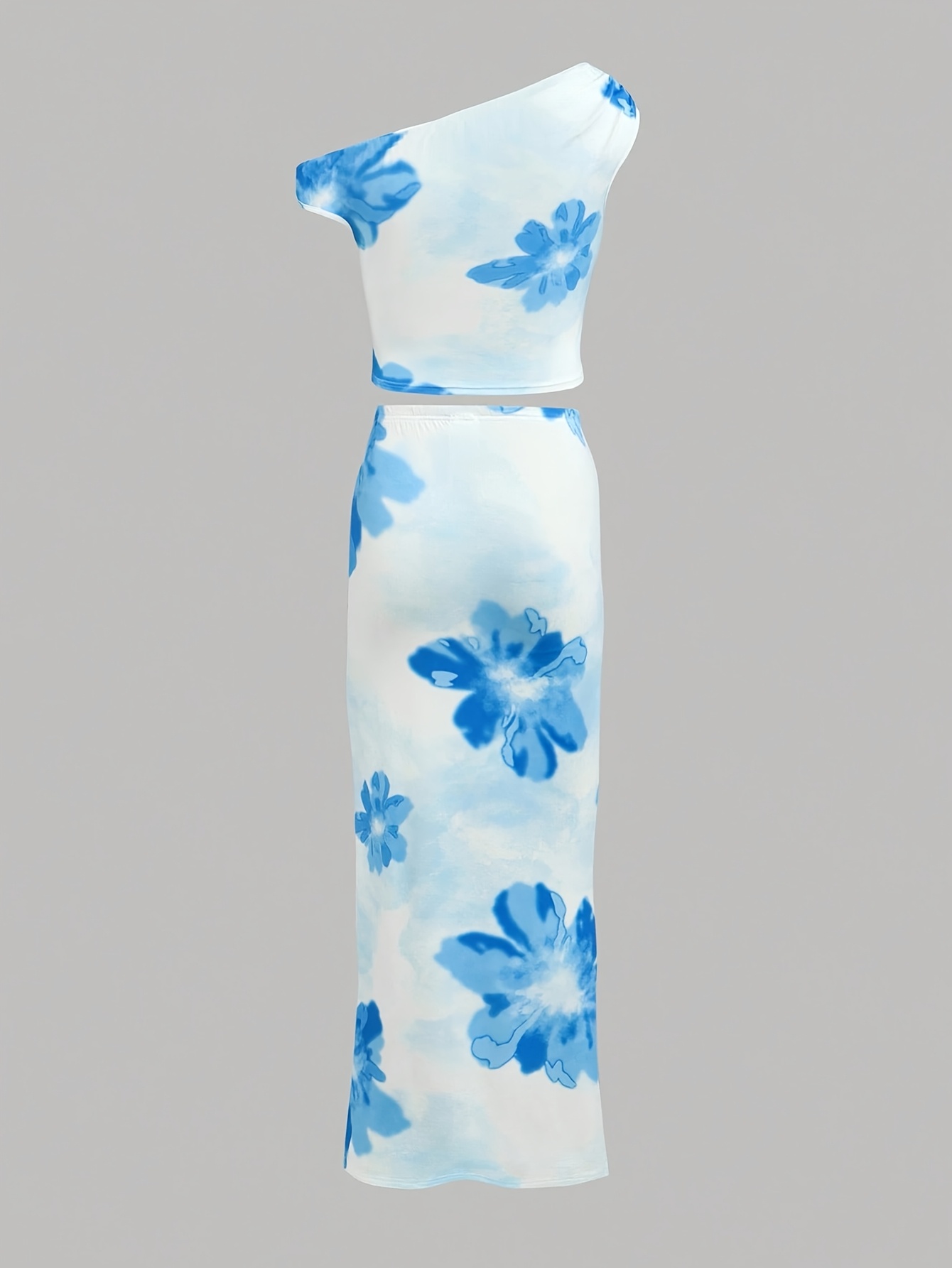 Girls Floral Island Style Cami Top Skirt 2-Piece Set Summer - 图片 3