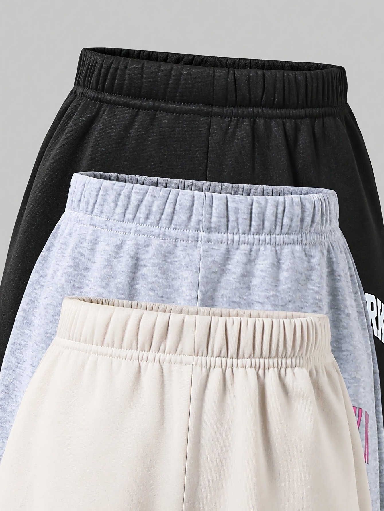 Girls Number Graphic Streetwear Wide Leg Pants Fall - 图片 4