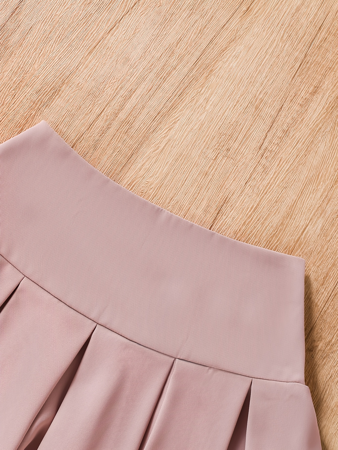 Girls Preppy Solid Blazer Vest Top Skirt 3-Piece Set Fall Winter - 图片 5